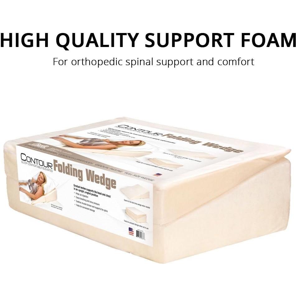 Cuña Plegable Contour 83.82x60.96x17.78 cm para Reflujo