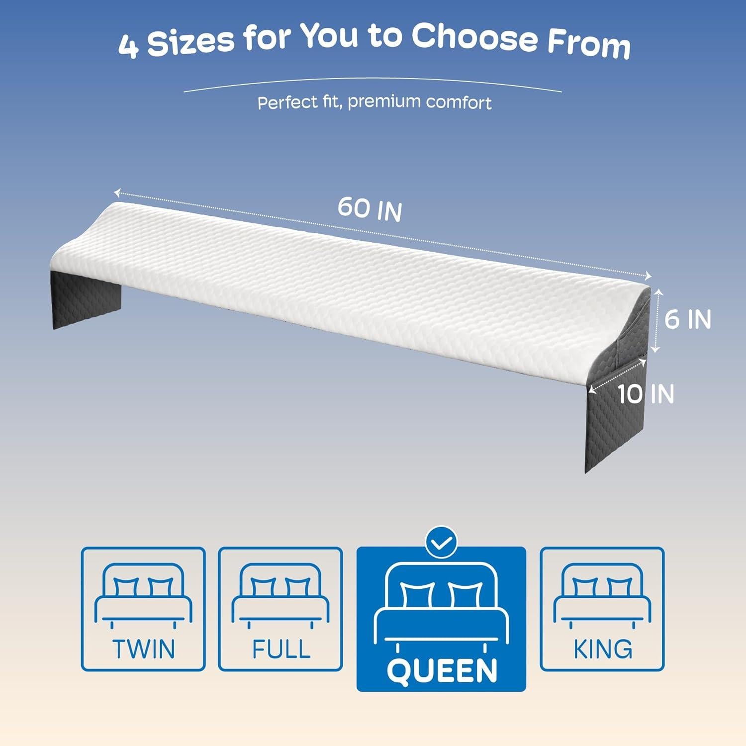 Cojín en cuña para cabecero Queen Simpledad 99 cm ergonómico