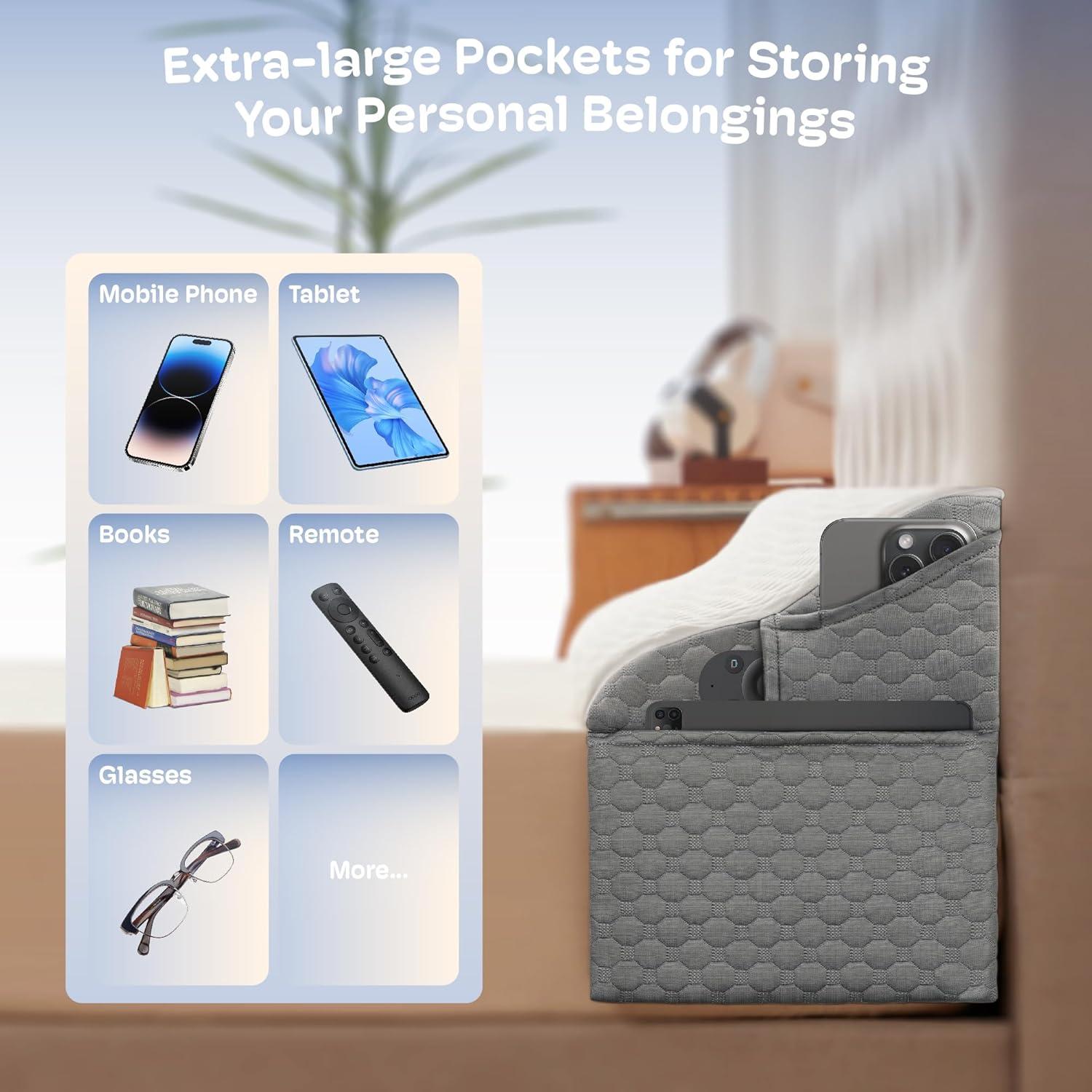 Cojín en cuña para cabecero Queen Simpledad 99 cm ergonómico