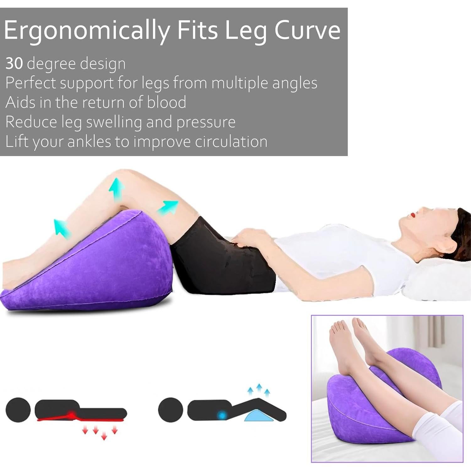 Almohada Inflable de Elevación de Piernas Hawtail - Corazón