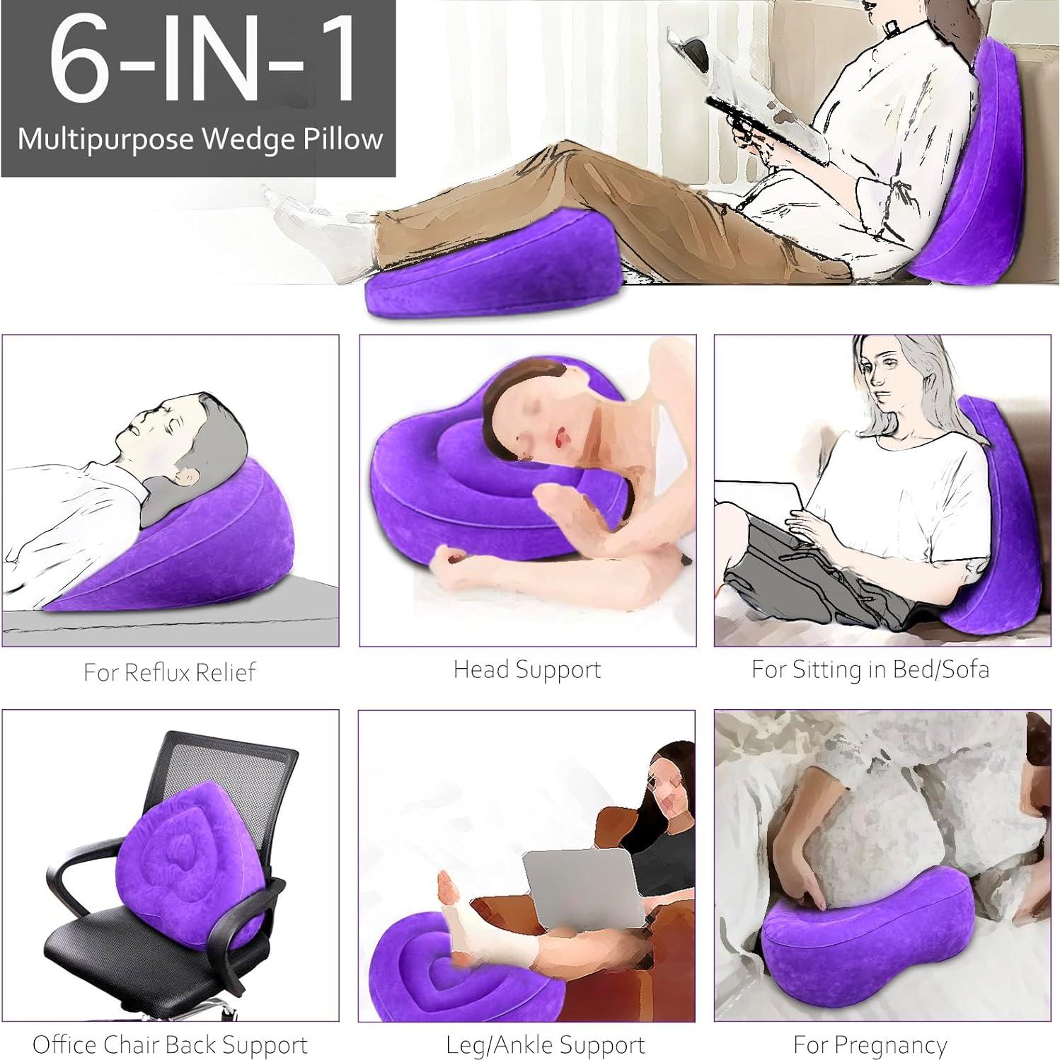Almohada Inflable de Elevación de Piernas Hawtail - Corazón