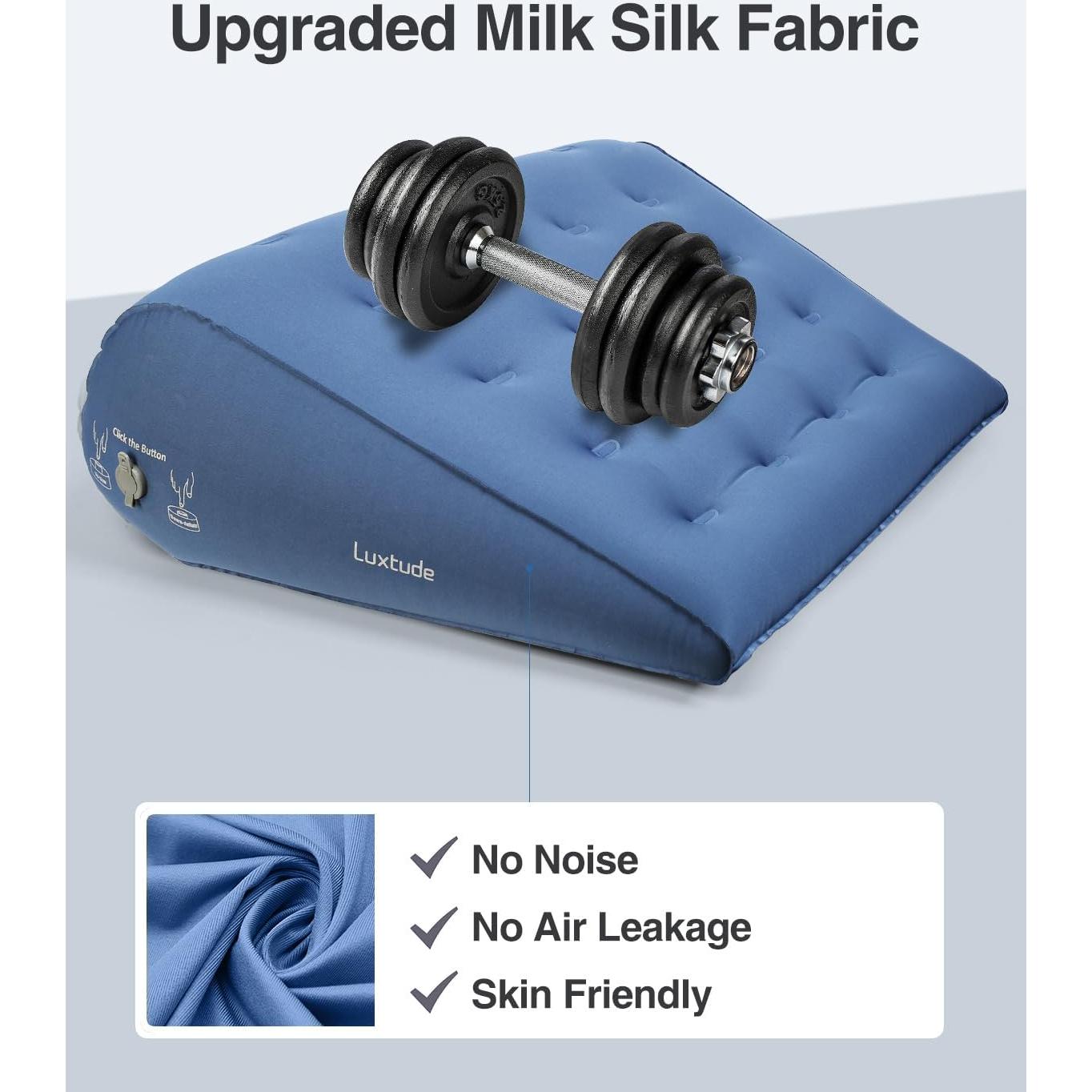 Cojín Inflable Luxtude en Forma de Cuña para Alivio de Espalda