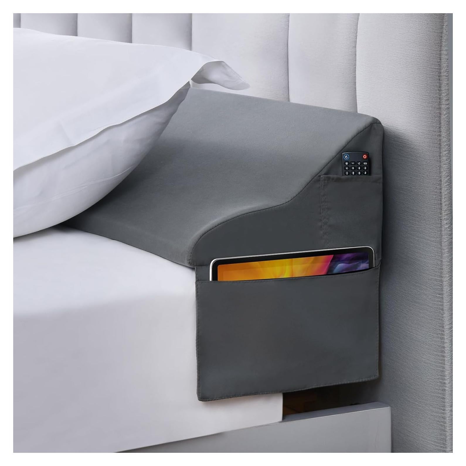 Cojín en Cuña Queen Selectico Gris - Relleno Espacio Cabecera