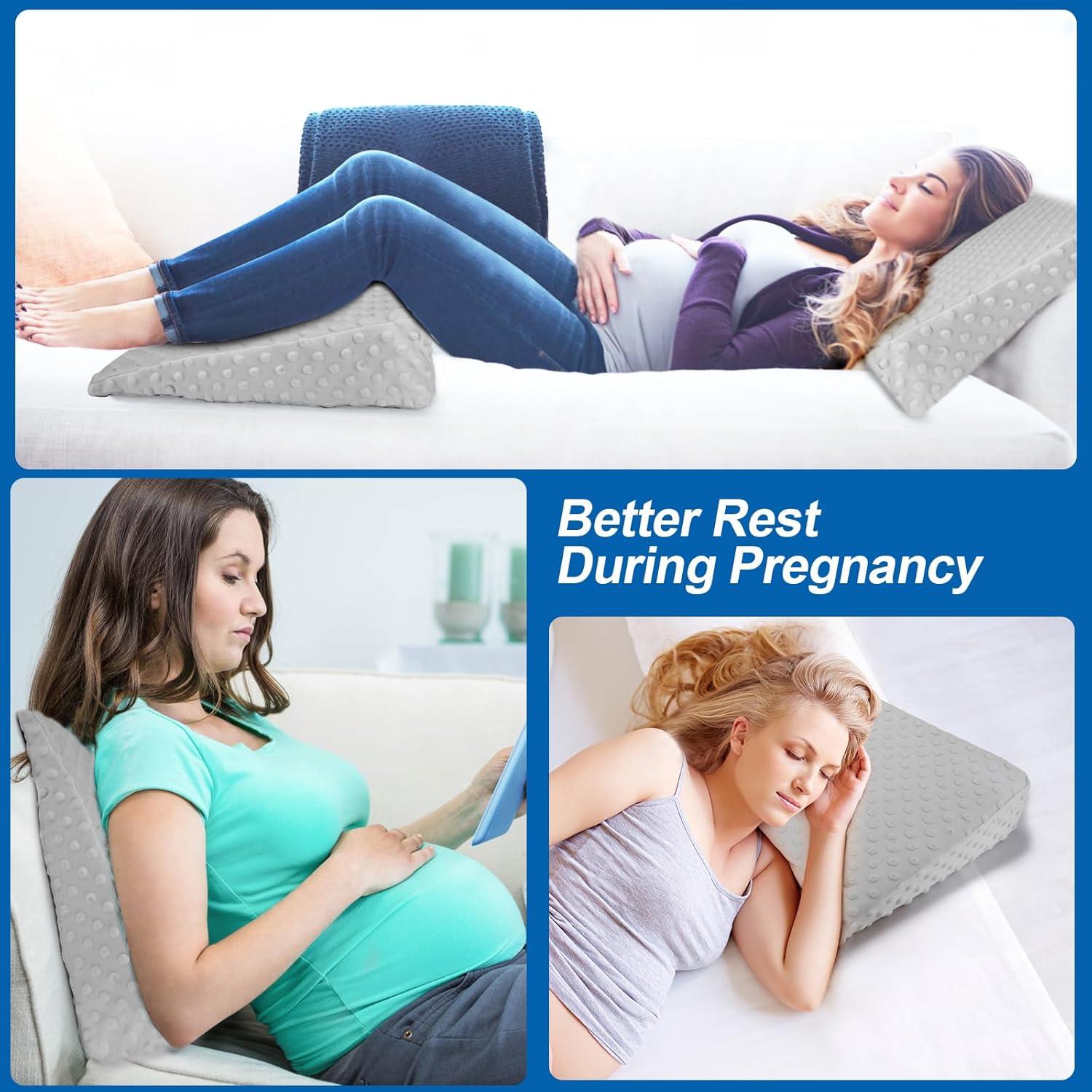 Cojín en Cuña para Embarazo BiKontrun - Espuma Viscoelástica