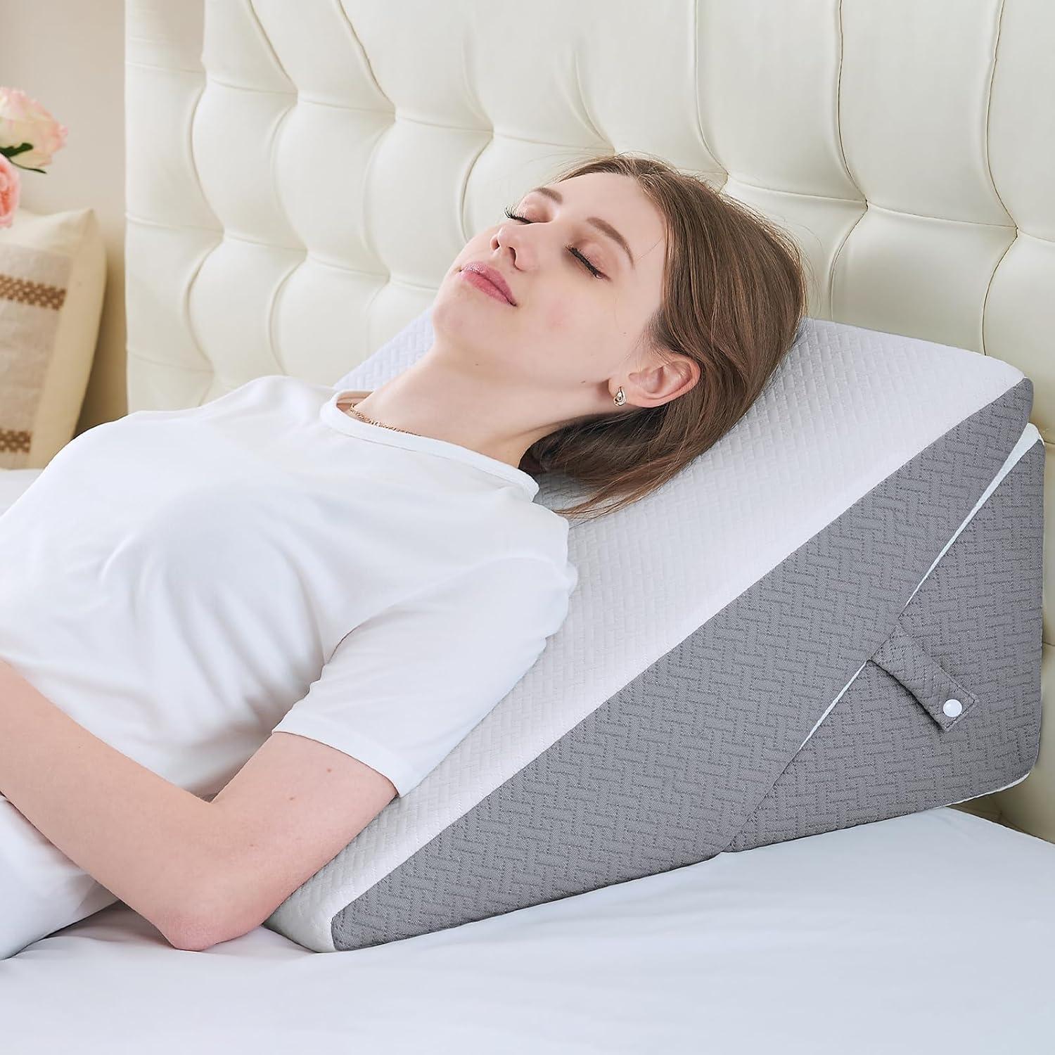 Almohada en Cuña Ajustable Sasttie 7 en 1 Espuma Viscoelástica