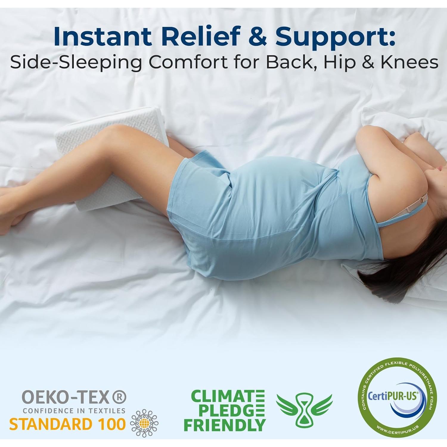 Almohada en Cuña Mini 5 Estrellas Unidas para Embarazo y Dormir de Lado