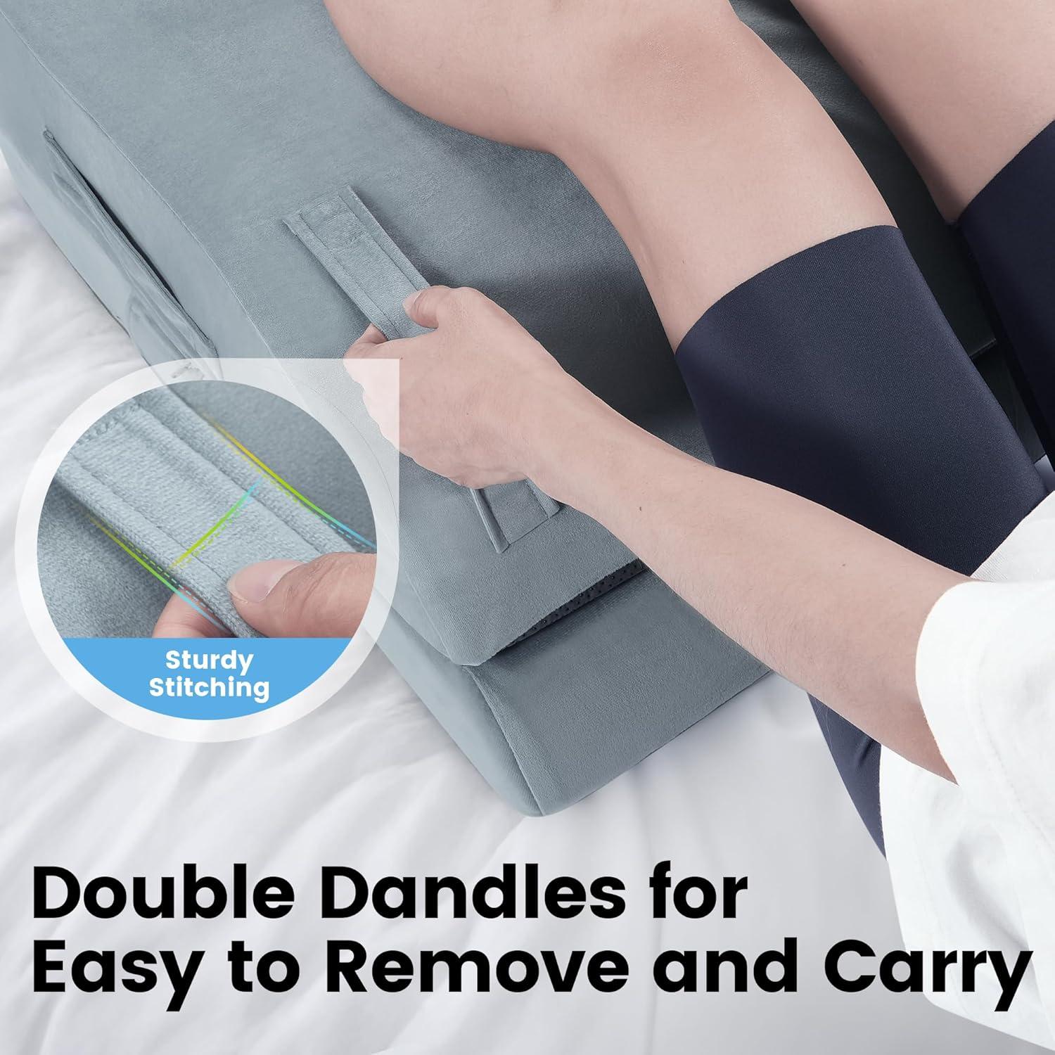 Almohada Elevadora Ajustable OasisSpace para Piernas - Espuma Viscoelástica