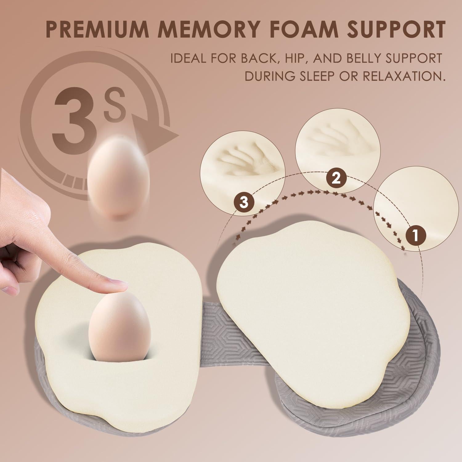 Almohada de Maternidad Chilling Home - Espuma Viscoelástica Grande