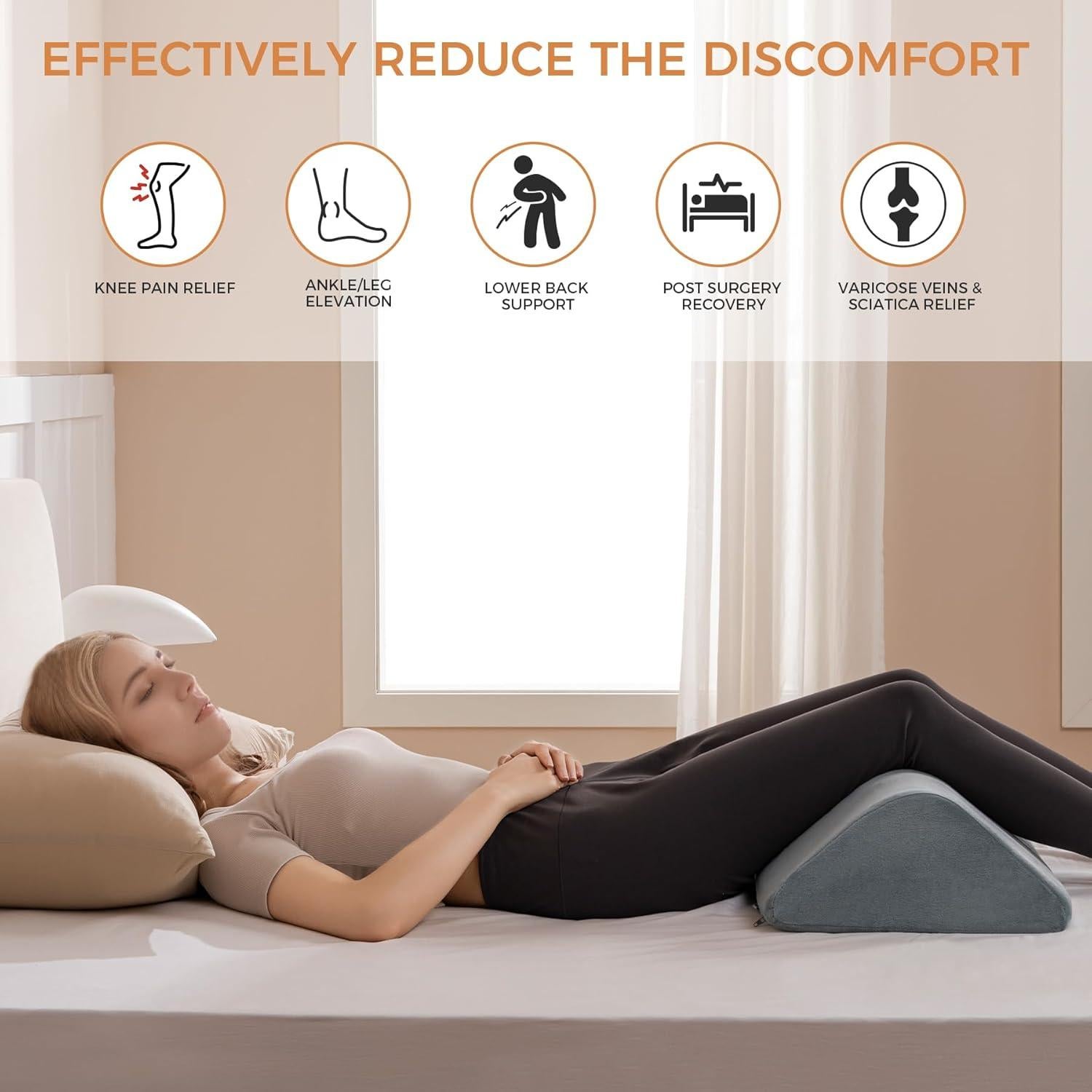 Almohada en Cuña para Rodillas Ganondorf - Soporte Post-Cirugía