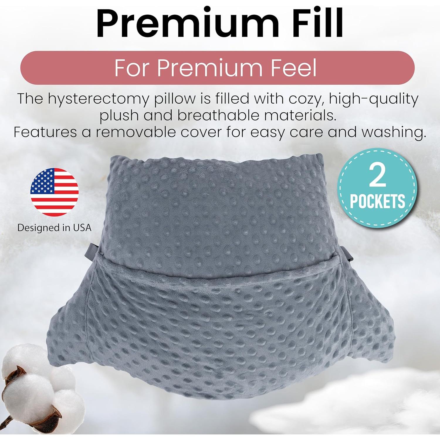 Almohada de Recuperación Post Histerectomía Zomaple HTP2 - Soporte Abdominal