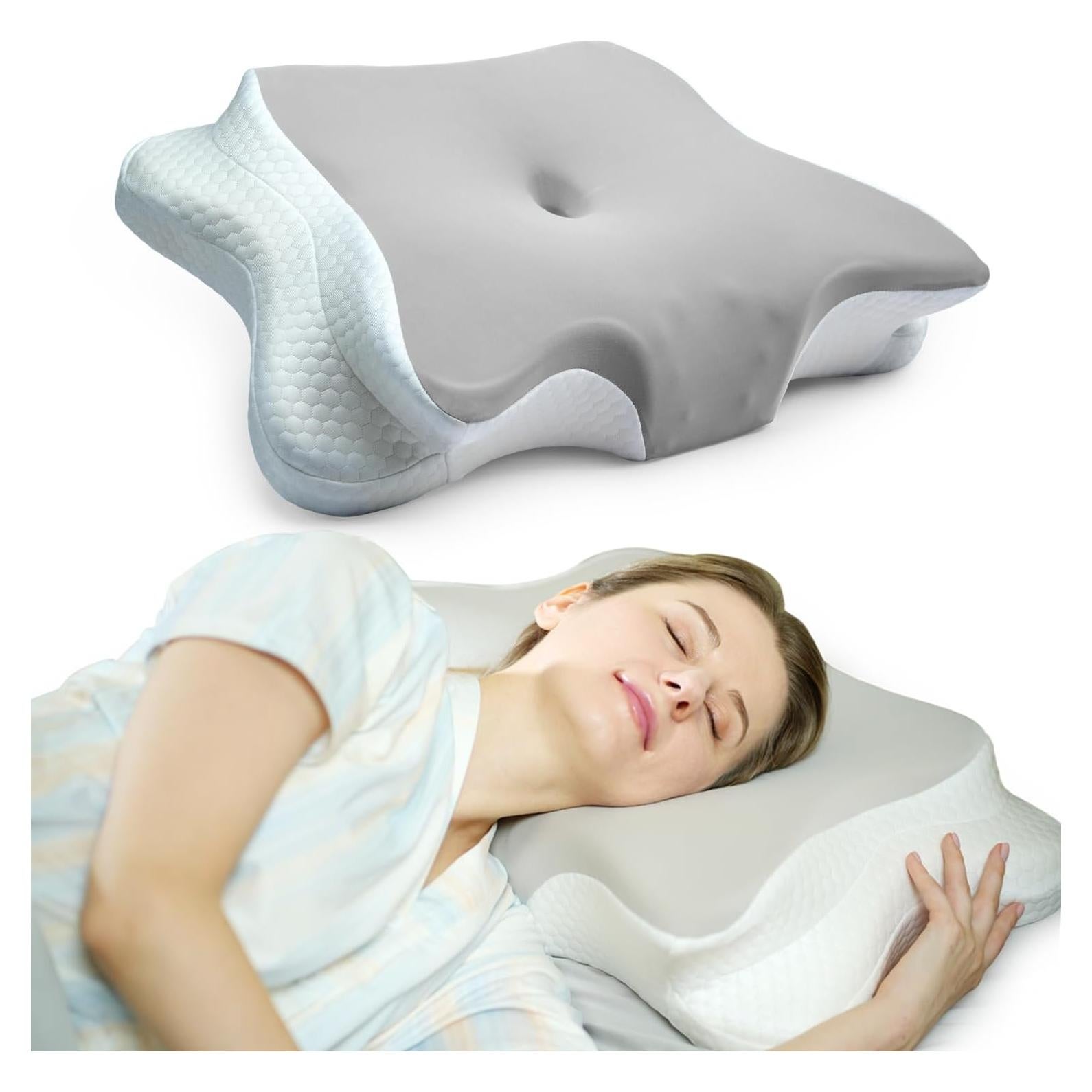 Almohada cervical Newpol NP-688 viscoelástica refrigerante
