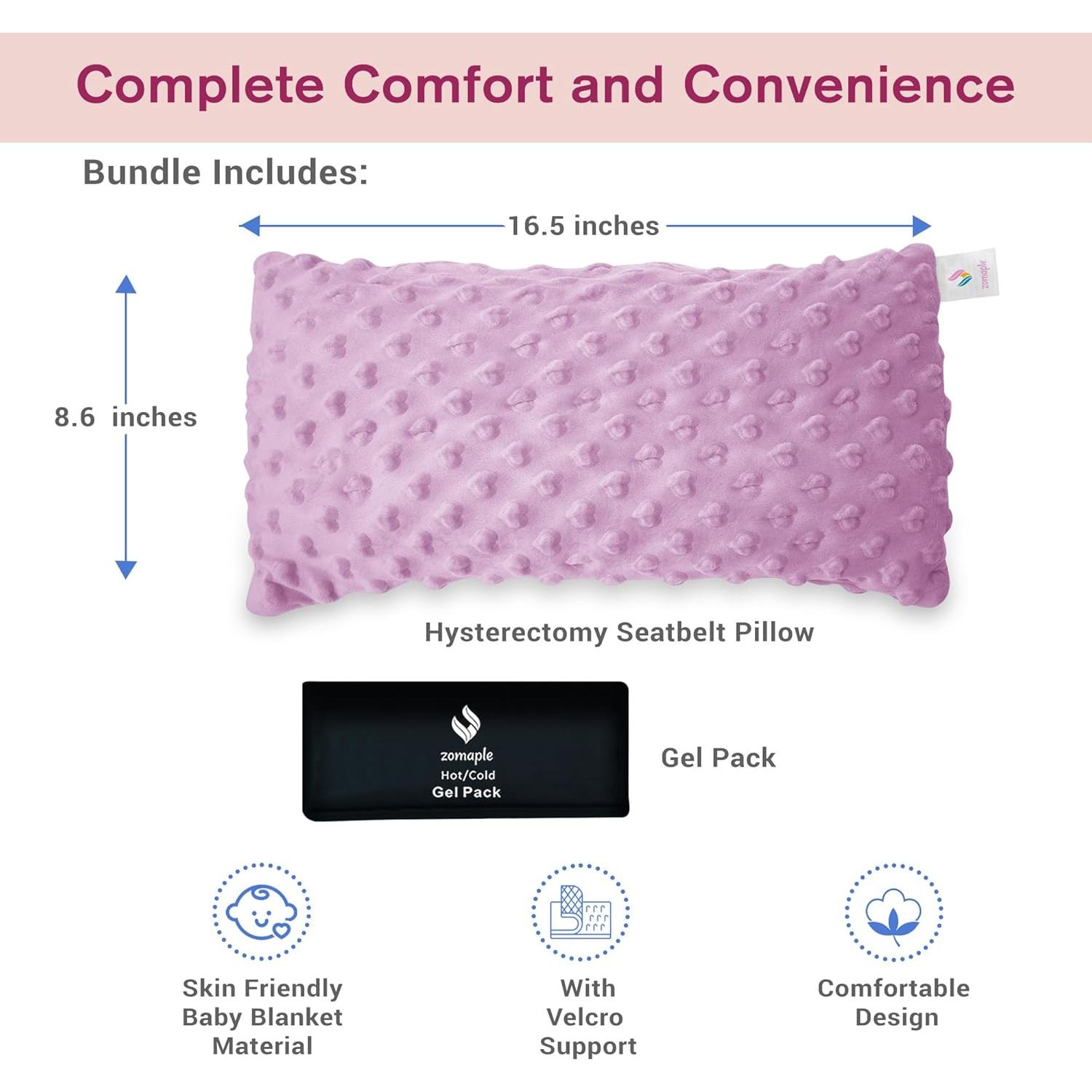 Almohada de Cinturón Zomaple para Recuperación Postquirúrgica