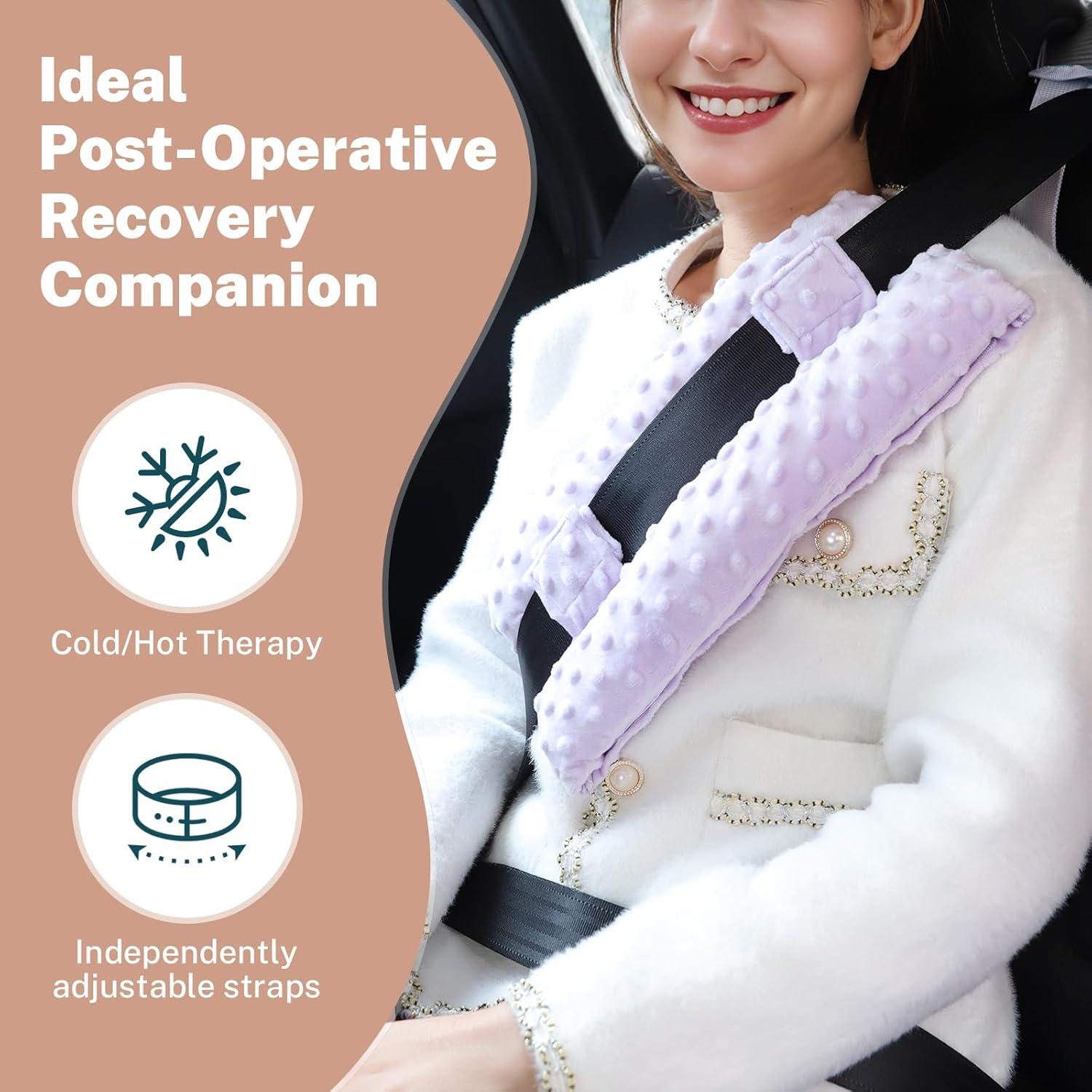 Almohada Abdominal Ajustable KUAZIDAR para Recuperación Post-Cirugía