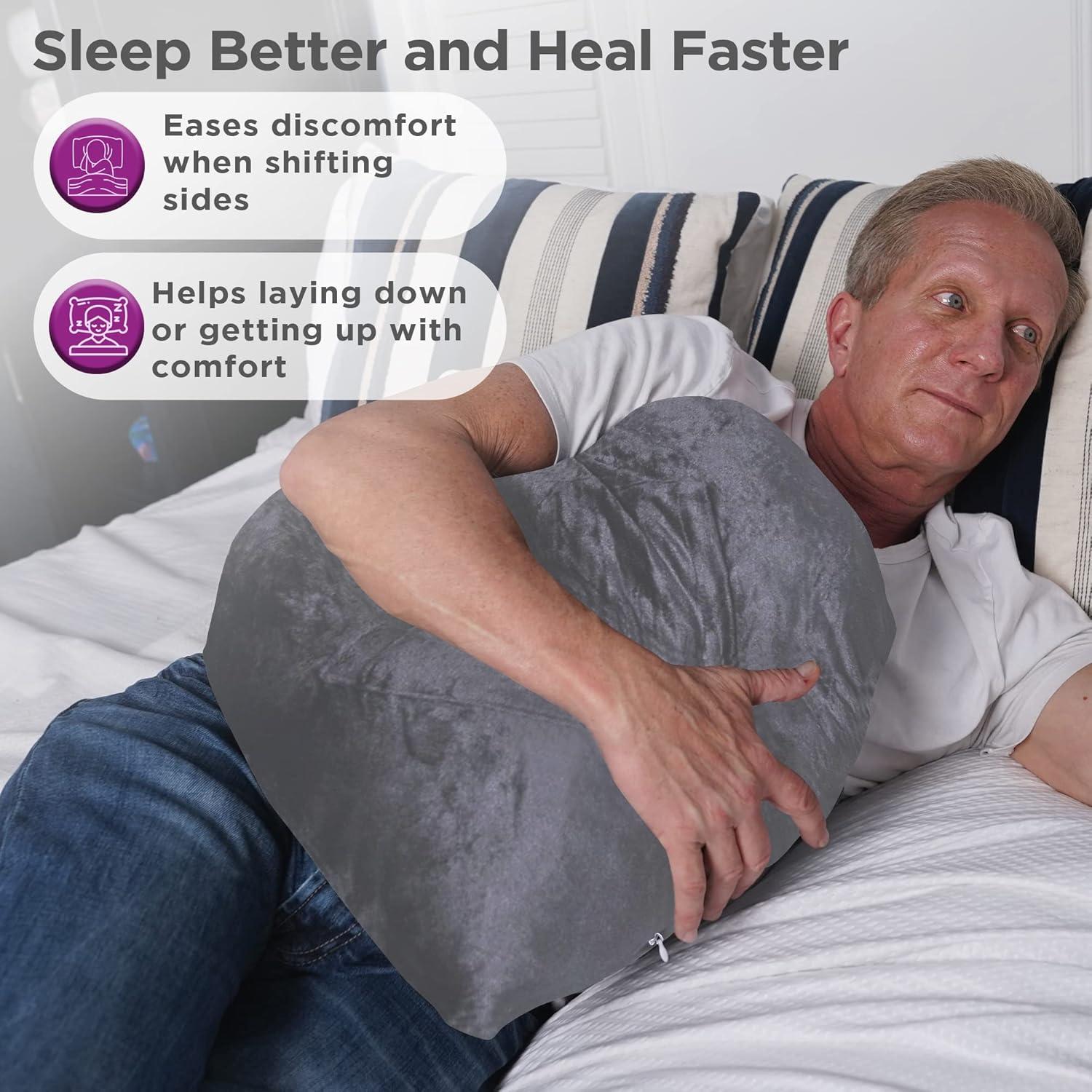 Almohada en forma de corazón Zomaple para recuperación postquirúrgica