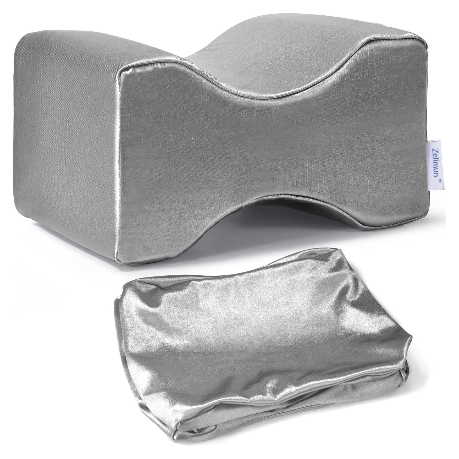 Funda de Almohada para Rodilla Zelimun Gris 25.4x20.3 cm con Cierre