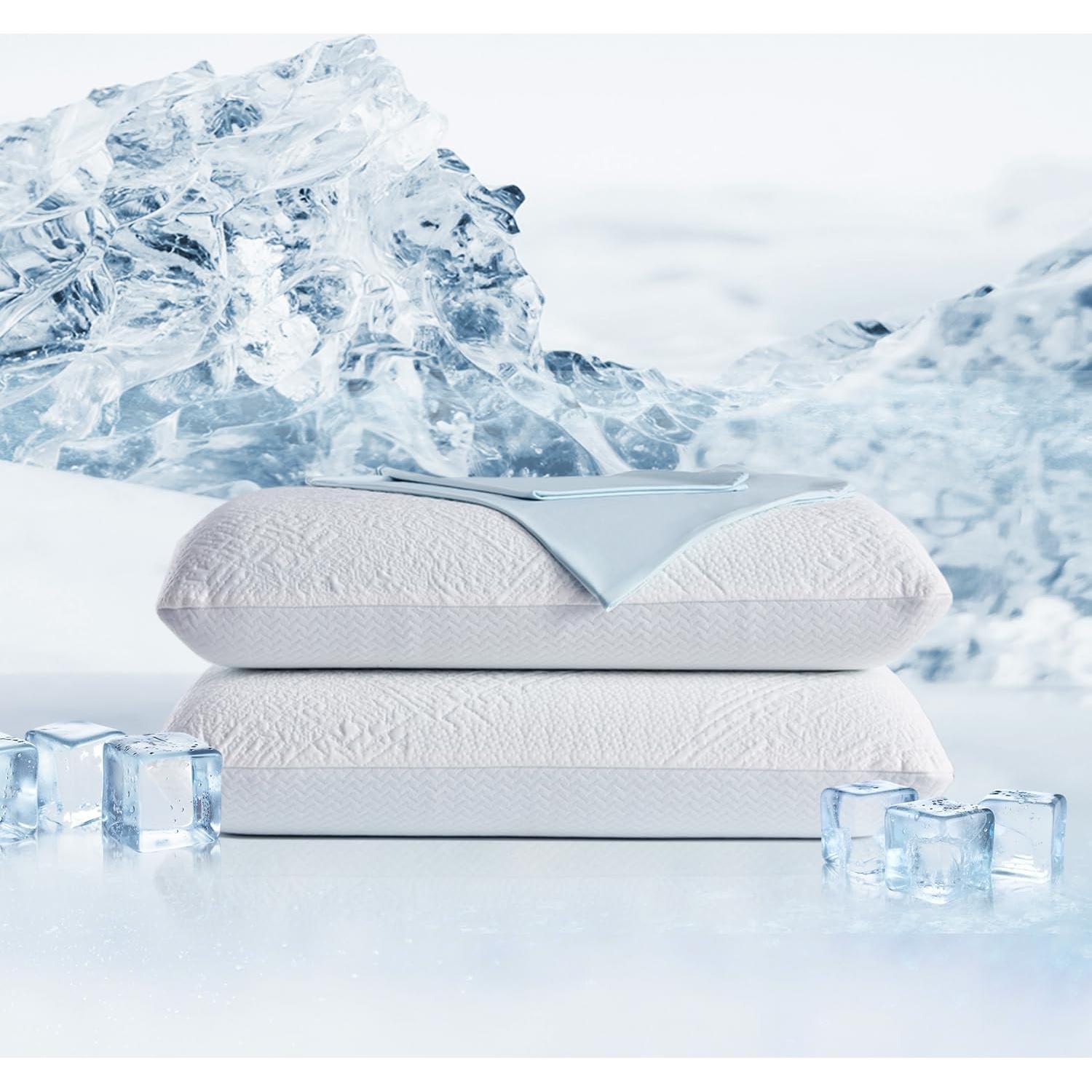 Almohada Refrigerante Bedtter BD de Espuma Viscoelástica 63.5x38.1cm