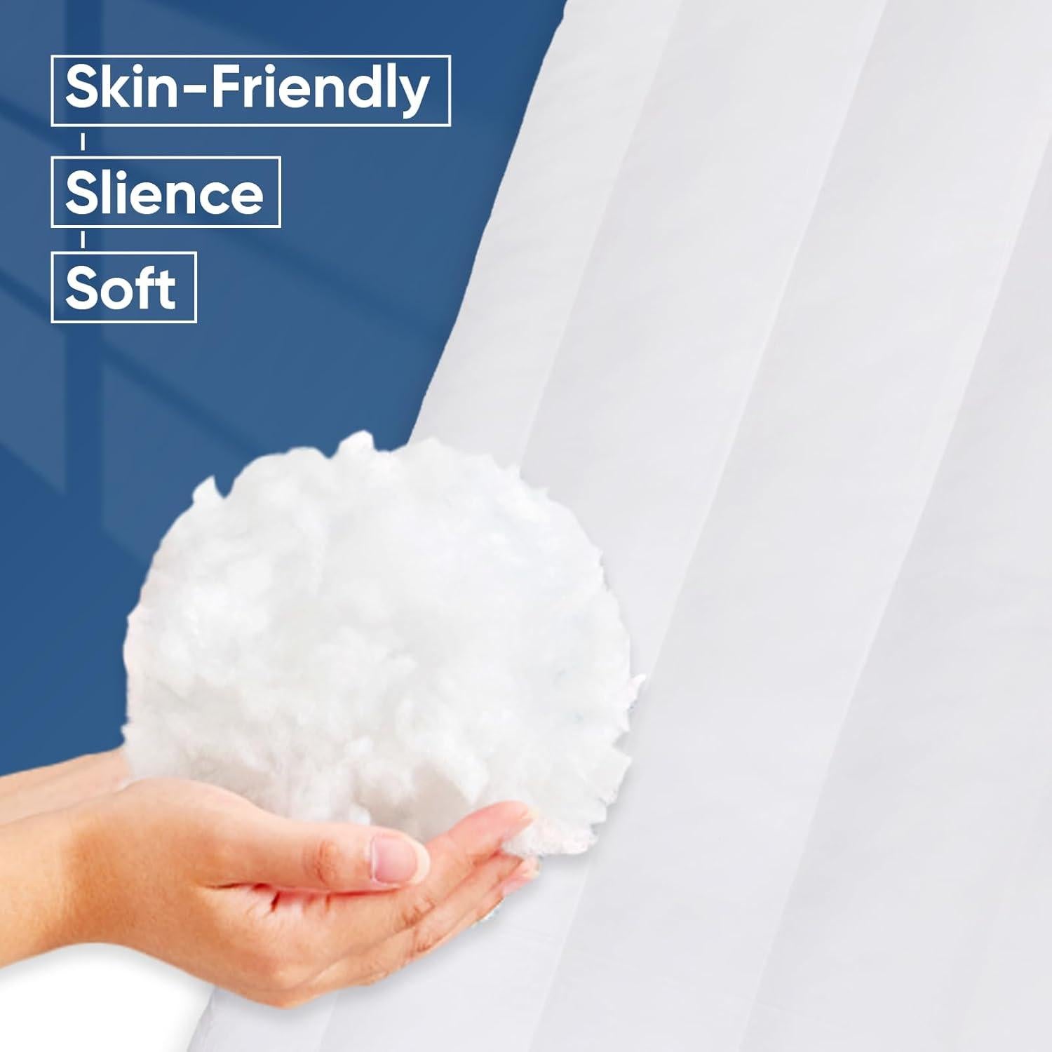 Almohada Ultra Plana MINUPWELL 6.35 cm para Dormir Estómago