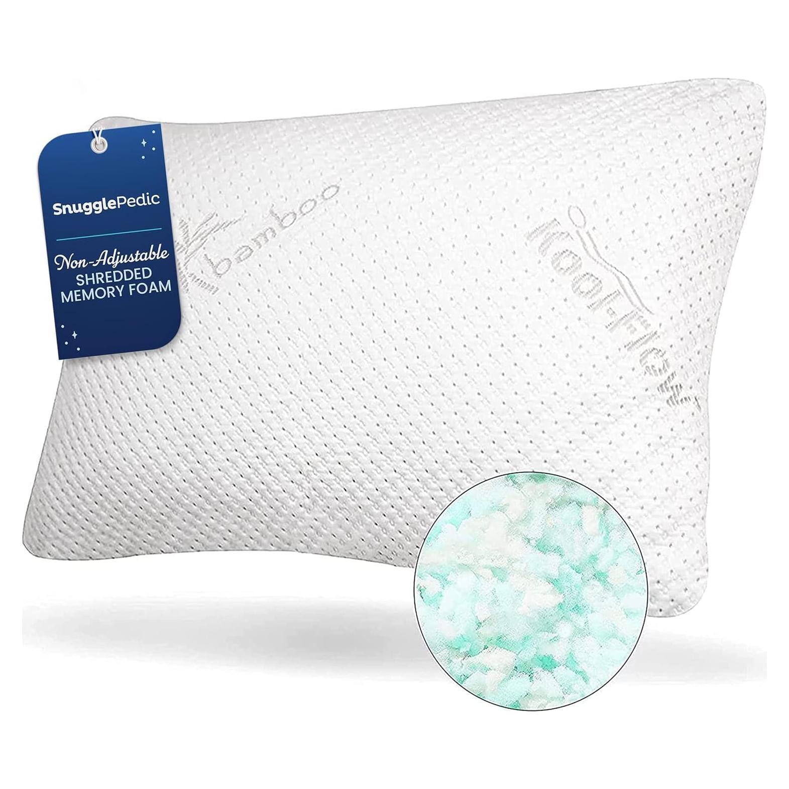 Almohada de Espuma Viscoelástica Snuggle-Pedic Reina - Soporte Fresco