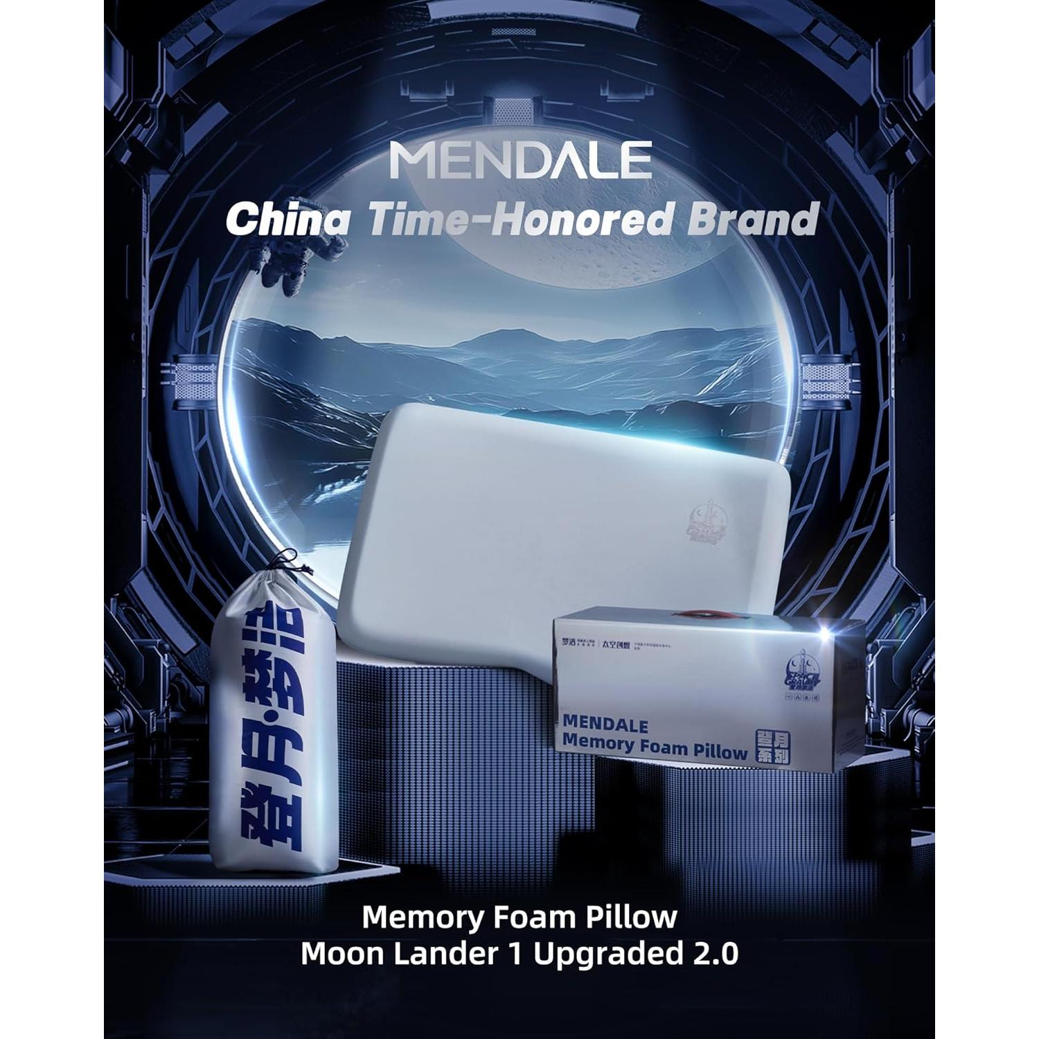 Almohada Ergonómica de Espuma con Memoria MENDALE Queen