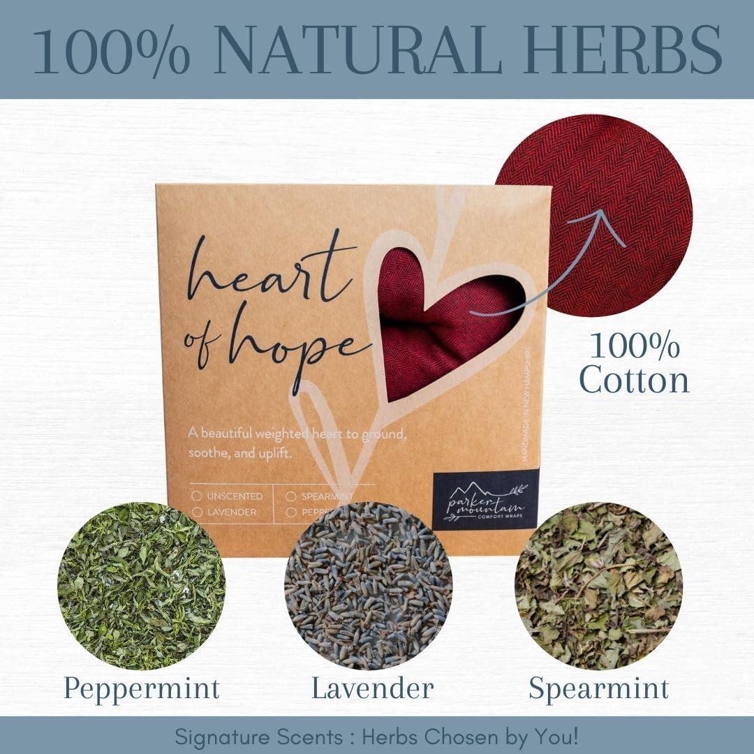 Almohada Terapéutica Parker Mountain Corazón de Esperanza 15cm