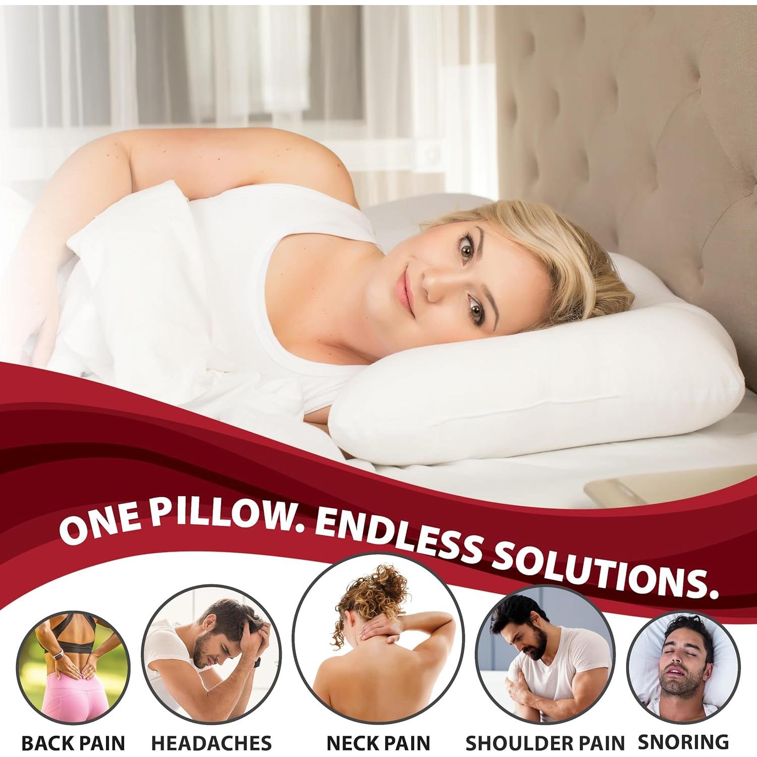 Almohada Cervical Ortopédica Core Products Mediana - Soporte D-Core