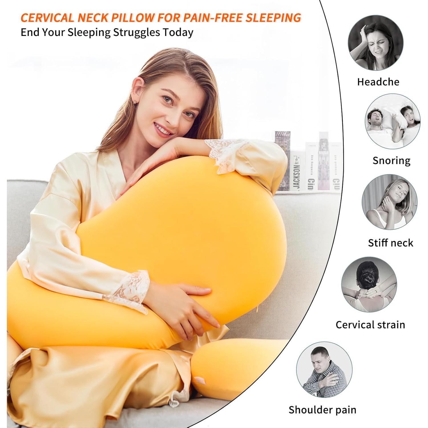 Almohada Cervical BEYOND ALIEN Espuma Viscoelástica 71x41 cm