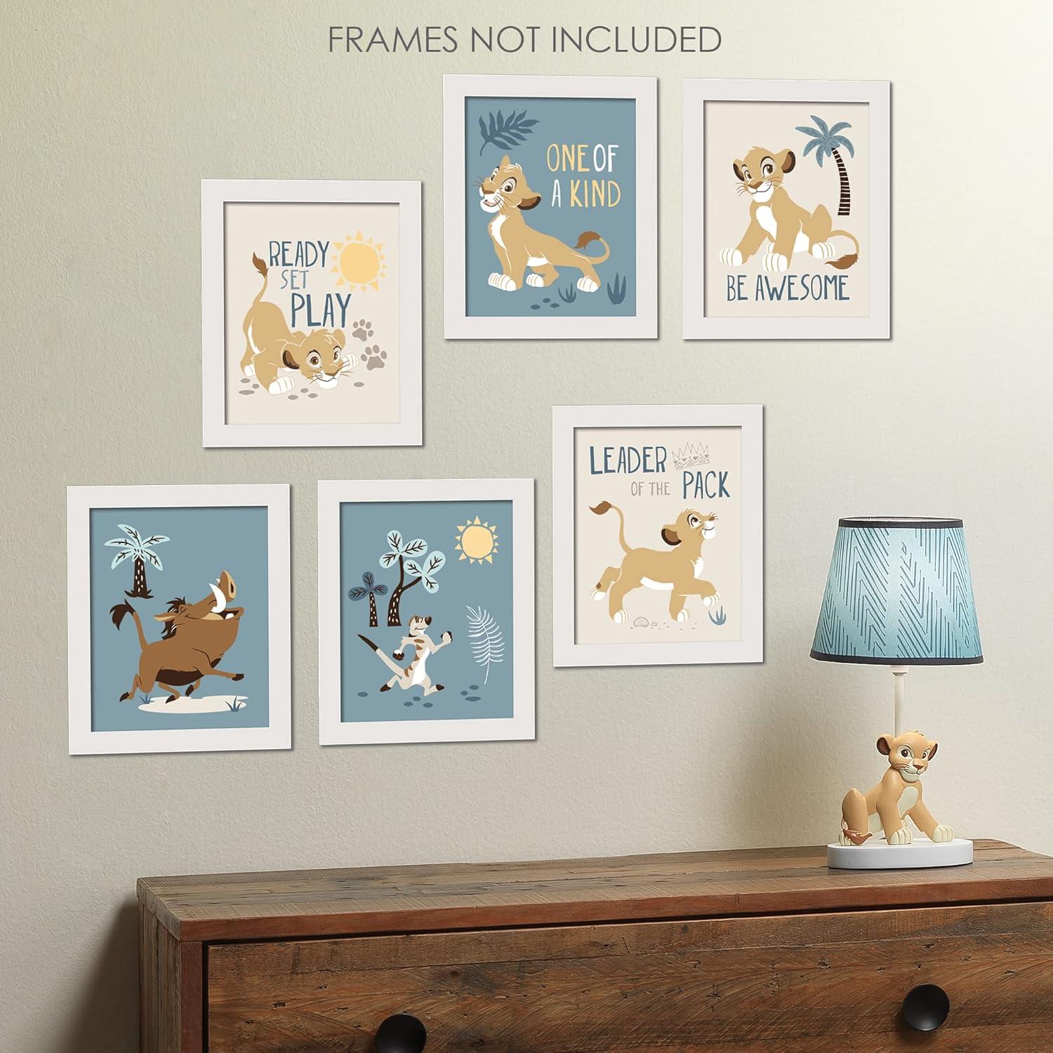 Arte de Pared Disney El Rey León Lambs & Ivy - Simba, Pumba, Timon