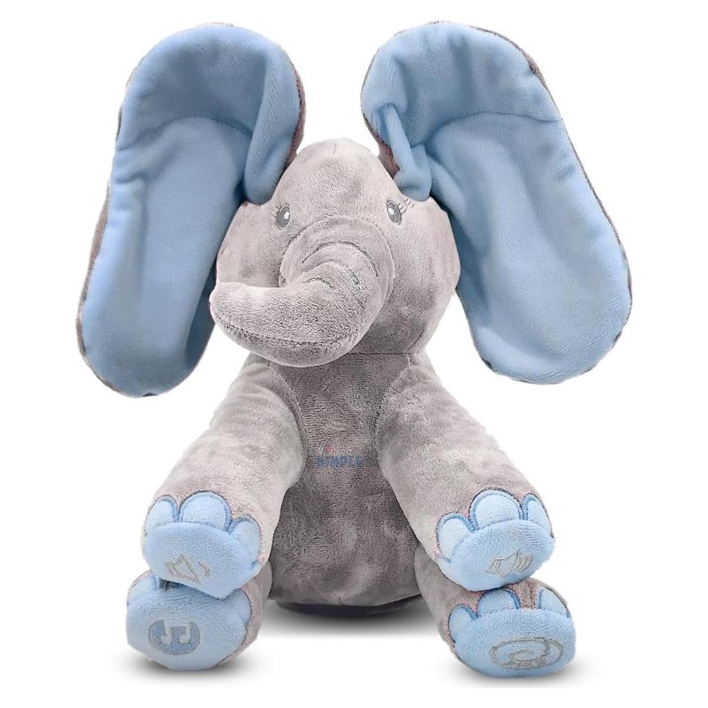 Elefante de Peluche Interactivo Dimple Kyle 30.48 cm Azul