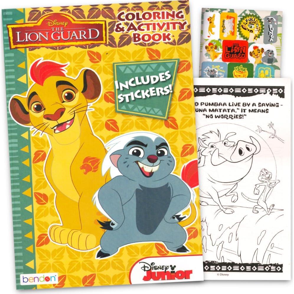 Conjunto de Libros para Colorear La Guardia del León - 4 a 8 Años