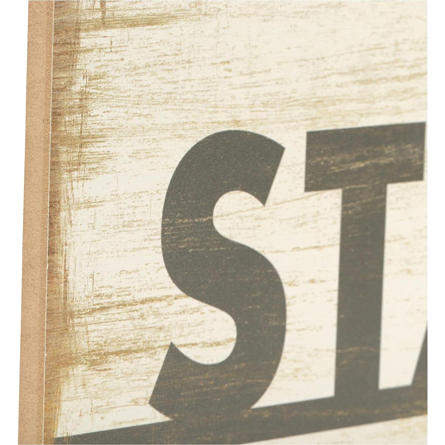 Señal de Pared Disney El Rey León Quédense Salvaje 73.66x17.78 cm