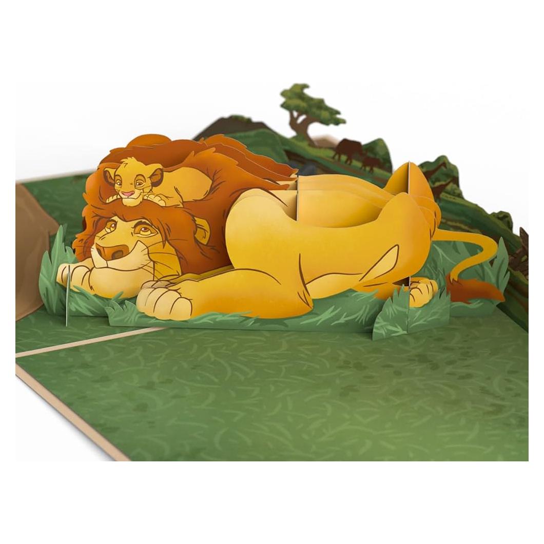 Tarjeta Pop-Up Lovepop El Rey León Disney 12.7x17.8cm