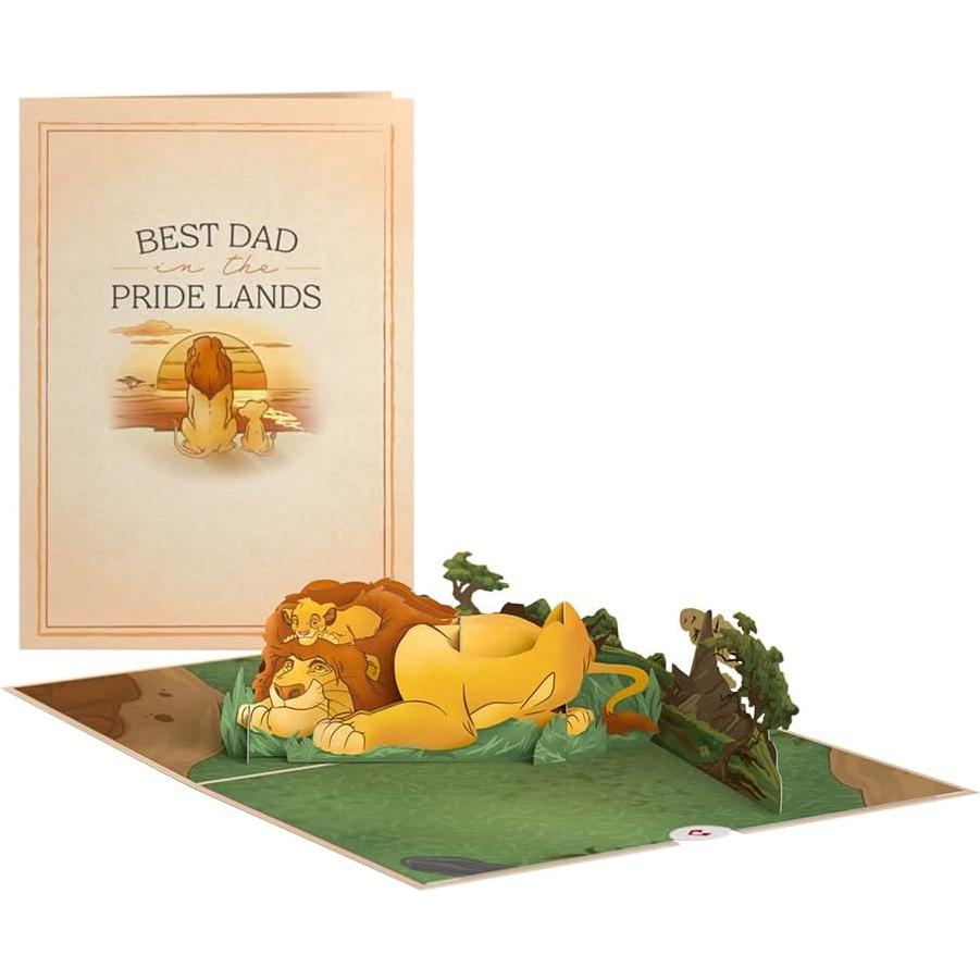 Tarjeta Pop-Up Lovepop El Rey León Disney 12.7x17.8cm
