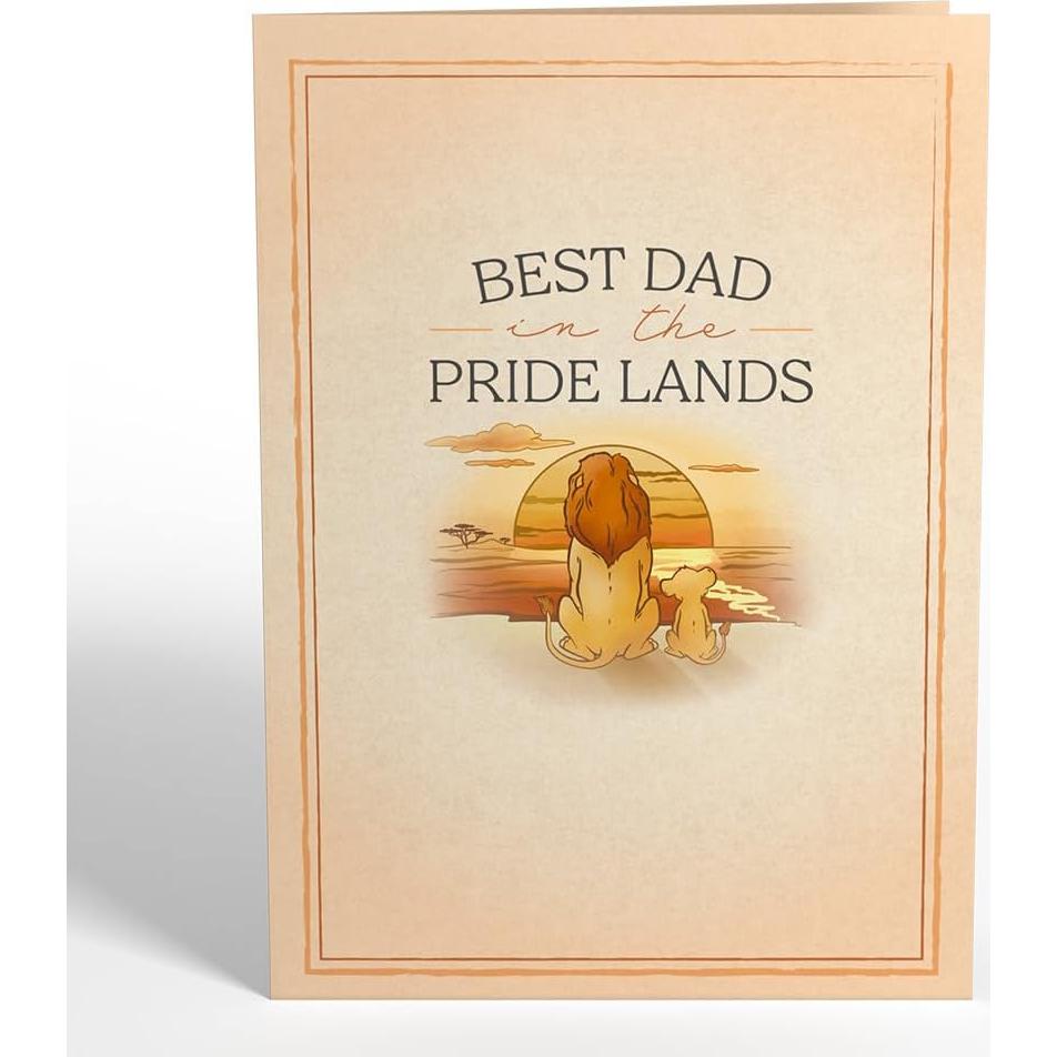 Tarjeta Pop-Up Lovepop El Rey León Disney 12.7x17.8cm