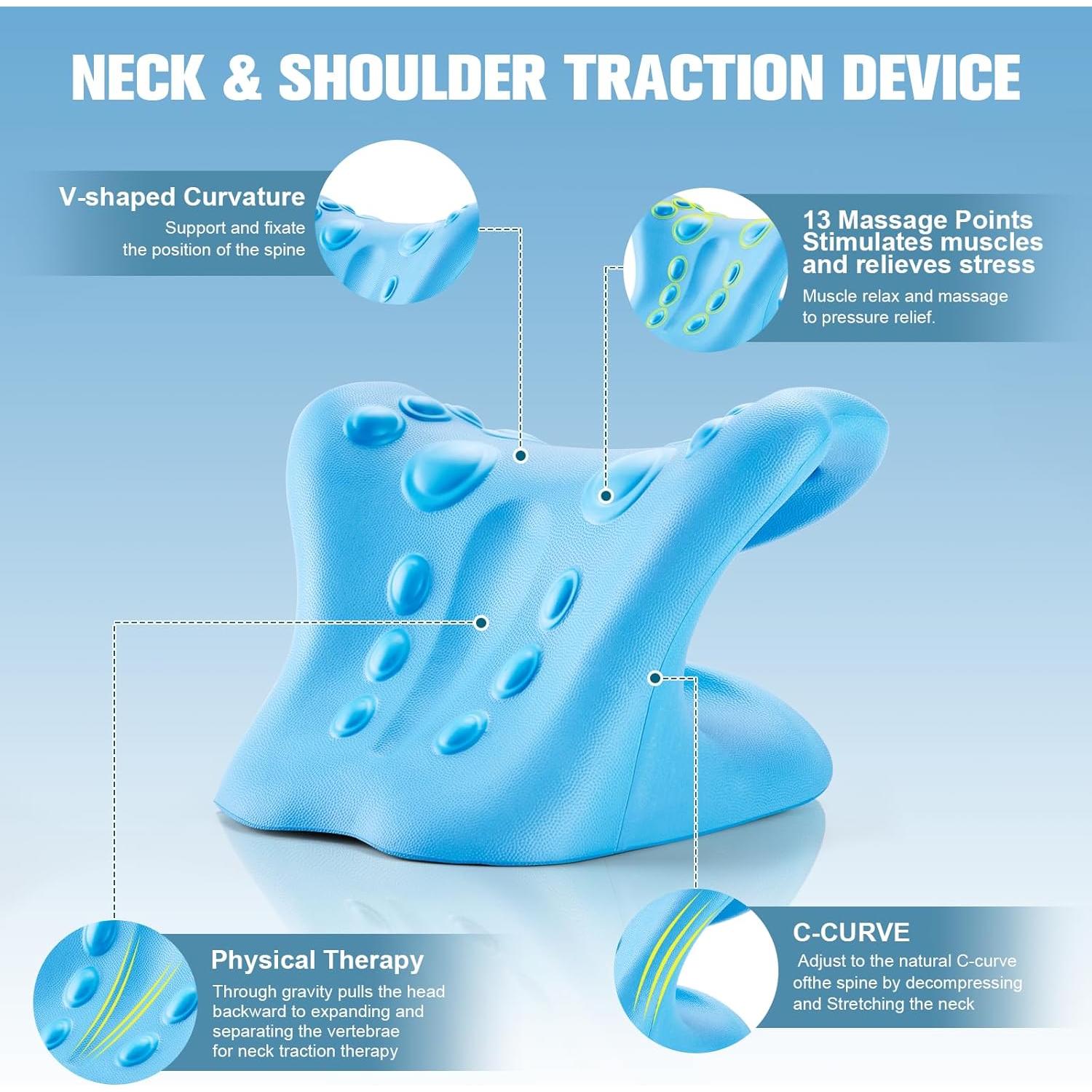 Estirador de Cuello ACIXX Almohada Tracción Cervical 20.5x17cm