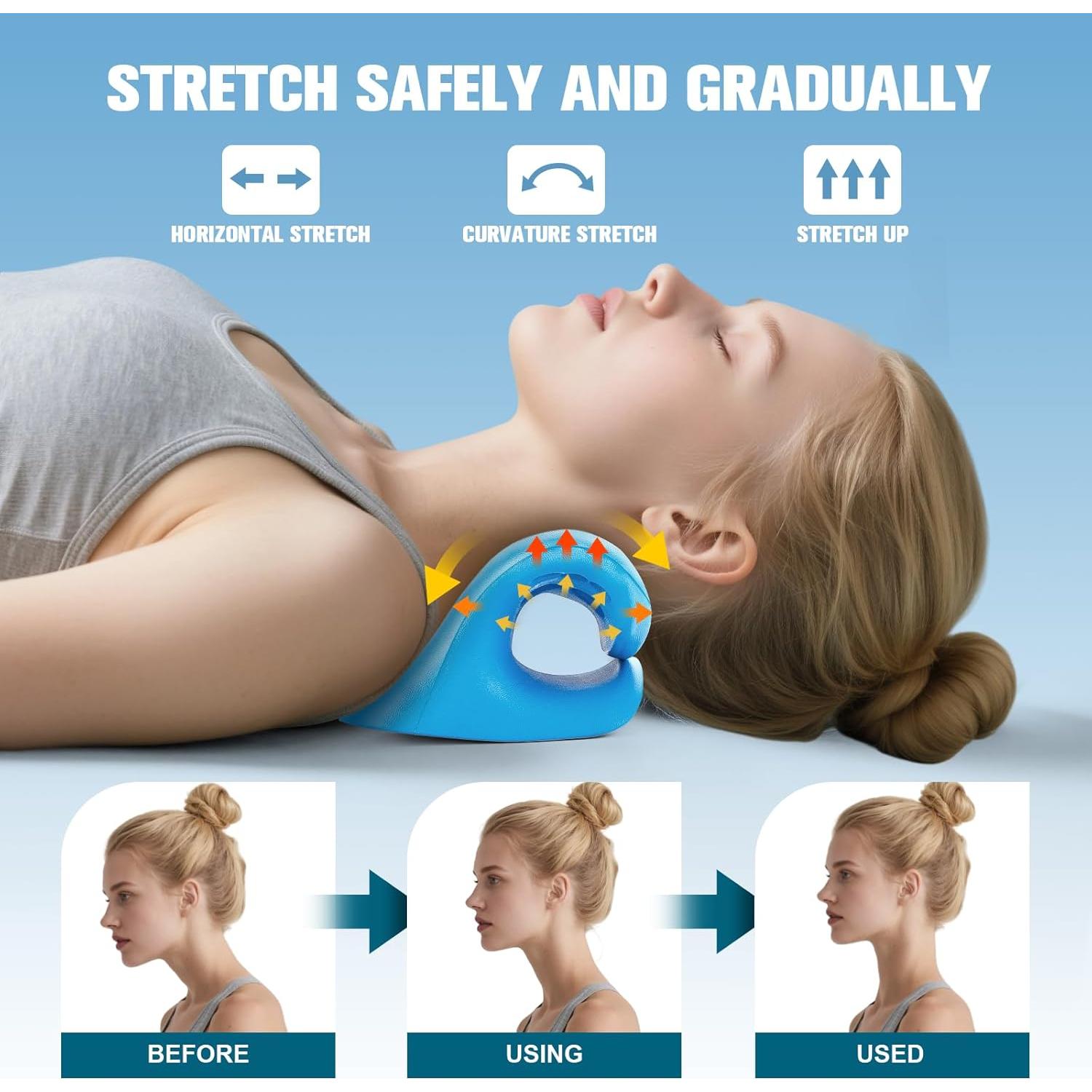 Estirador de Cuello ACIXX Almohada Tracción Cervical 20.5x17cm