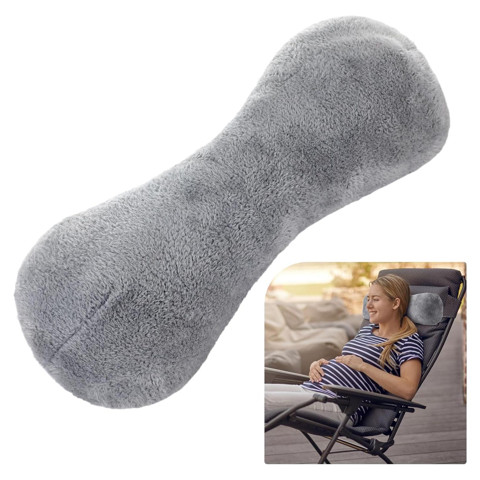 Almohada para el Cuello Colingmill Gris Ajustable 45.72x17.78cm