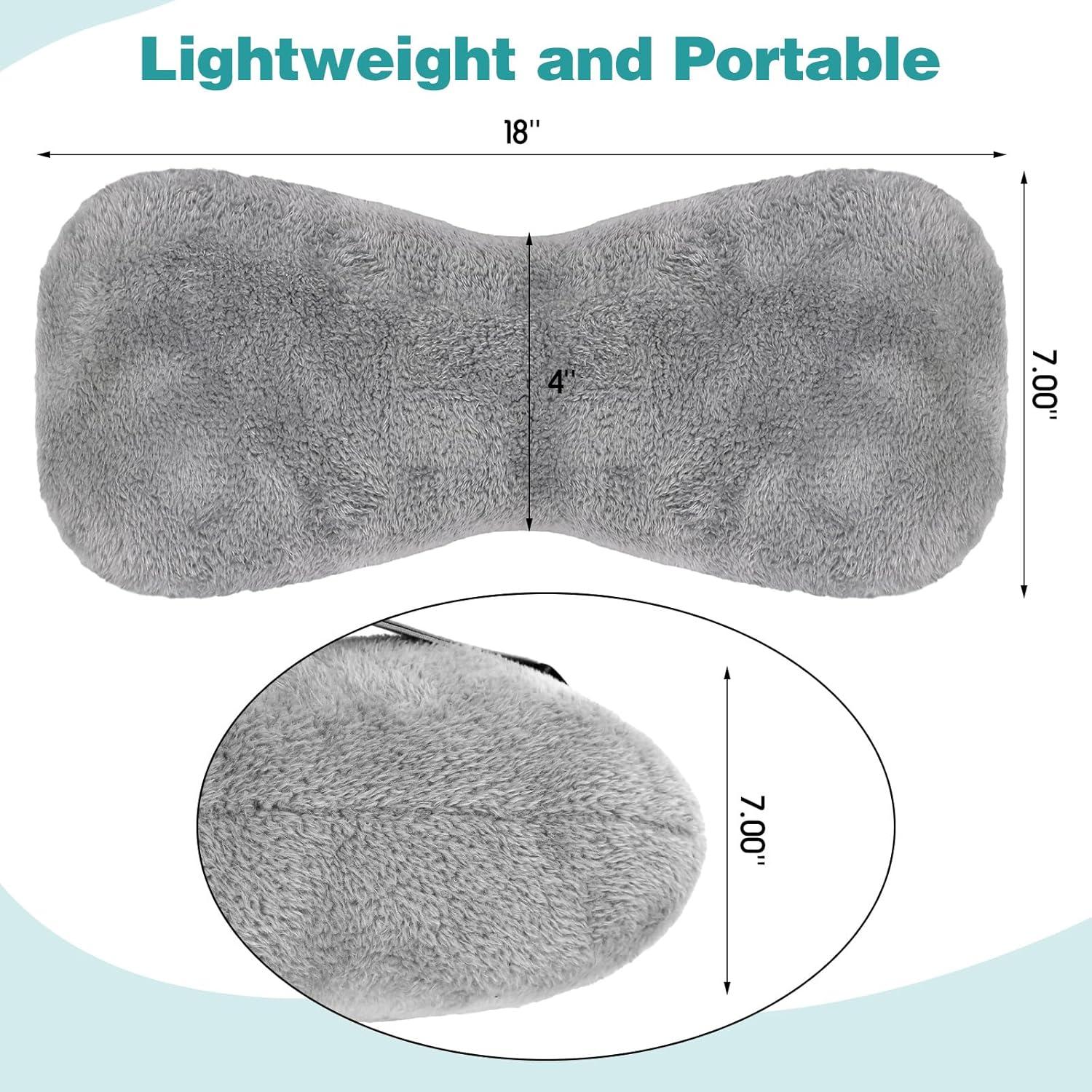 Almohada para el Cuello Colingmill Gris Ajustable 45.72x17.78cm