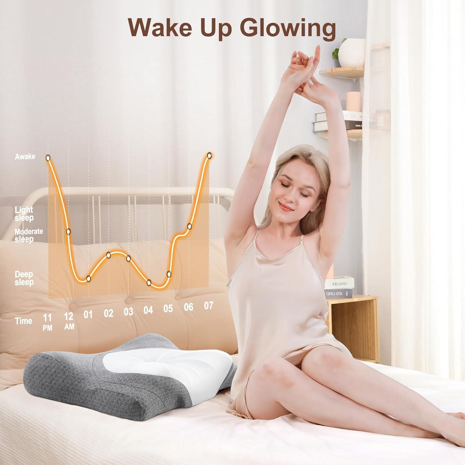 Almohada Cervical Domusensus Mariposa Espuma Viscoelástica