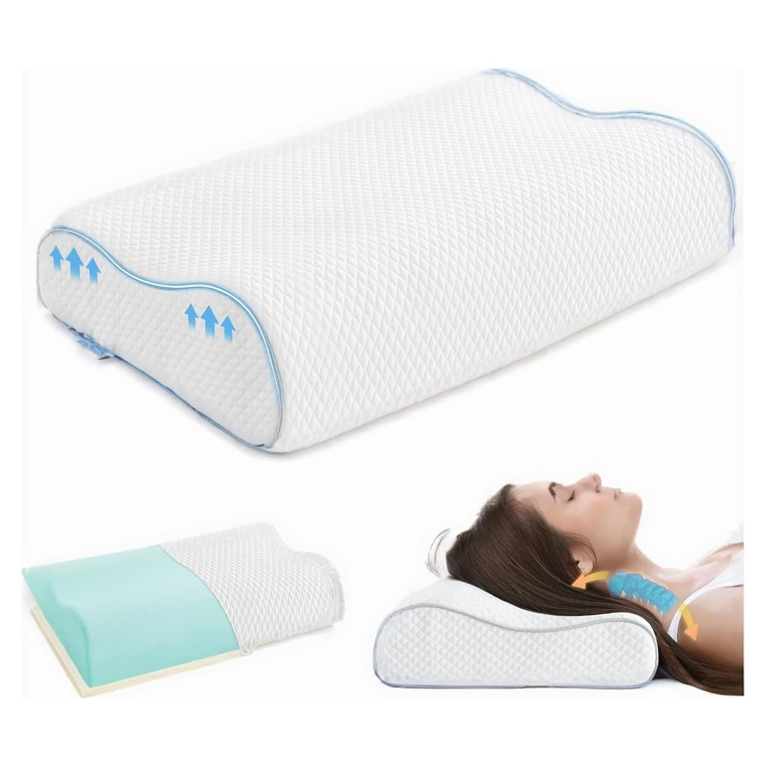 Almohada Cervical Ergonómica BSAFP Ajustable 60x37 cm