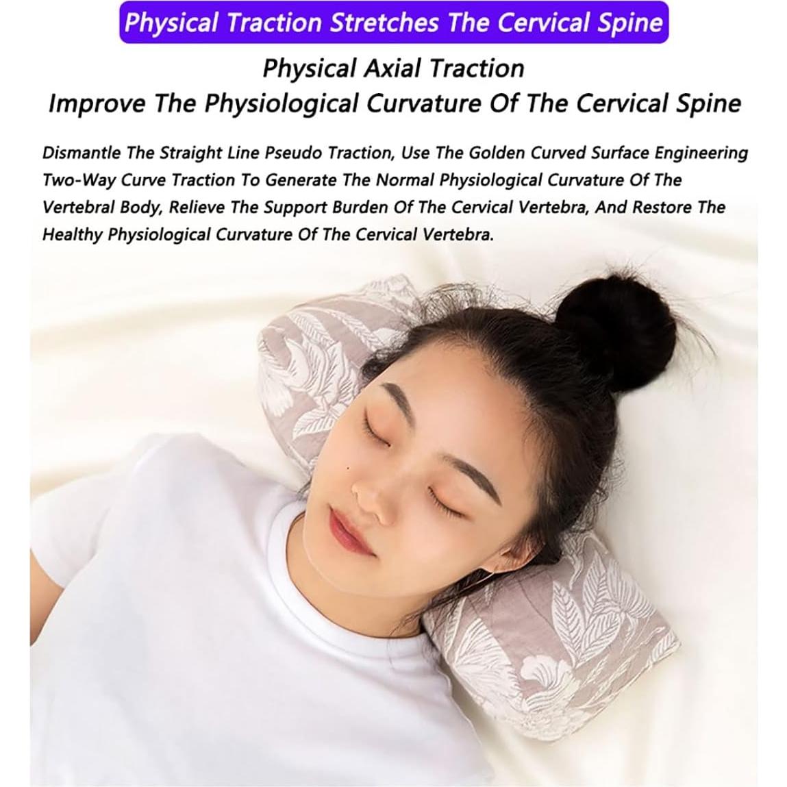 Almohada Cilíndrica de Trigo Sarraceno ZHIWEIKJ - Soporte Cuello