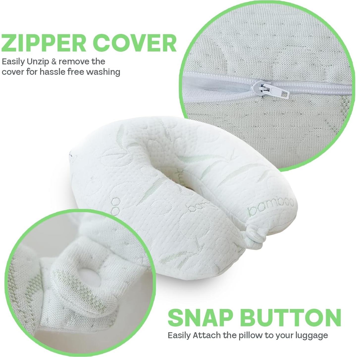 Almohada de Cuello Ergonomica Sacred Thread - Espuma de Memoria Refrigerante