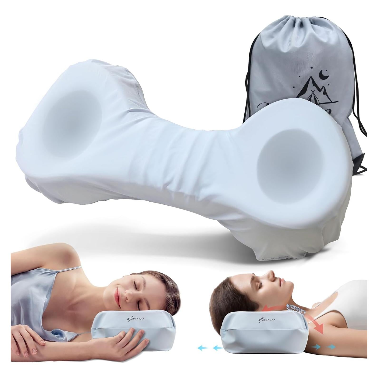 Cojín Cervical Mixiniso MX-1492 Espuma Viscoelástica Azul