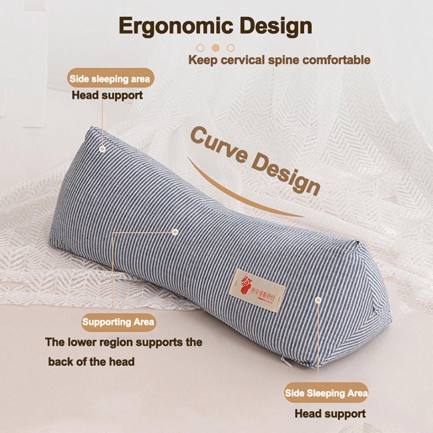 Almohada Cervical Ajustable GCHC-CYL Trigo Sarraceno 40x15 cm