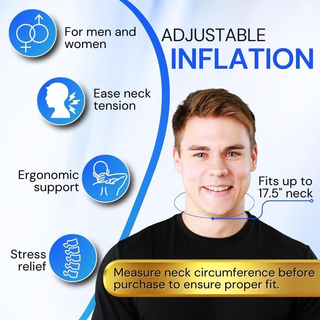 Almohada de Tracción Cervical Inflable EverRelief - Alivio Dolor Cuello