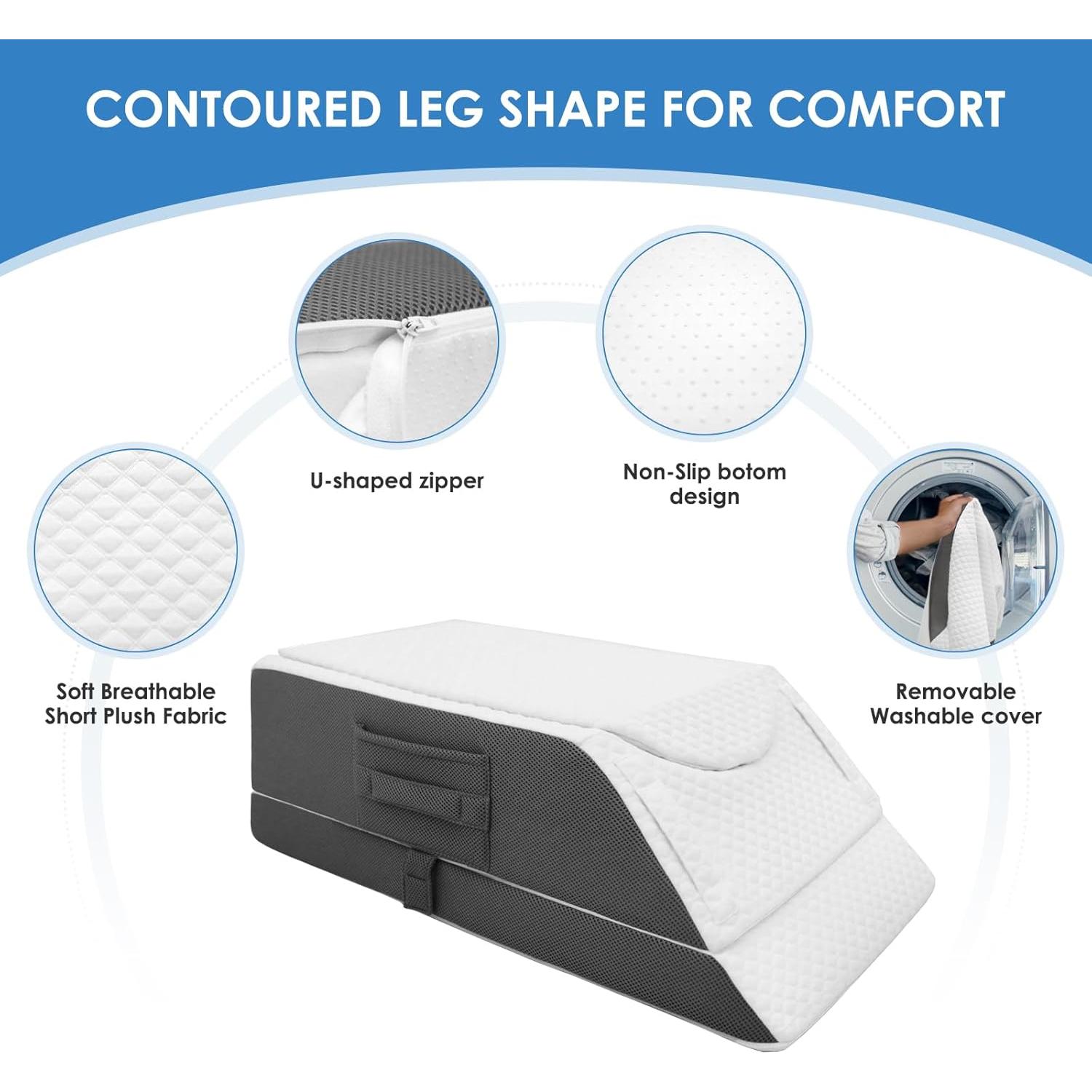 Cojín Elevador de Piernas Ajustable Kehangte 73.7x42.0 cm