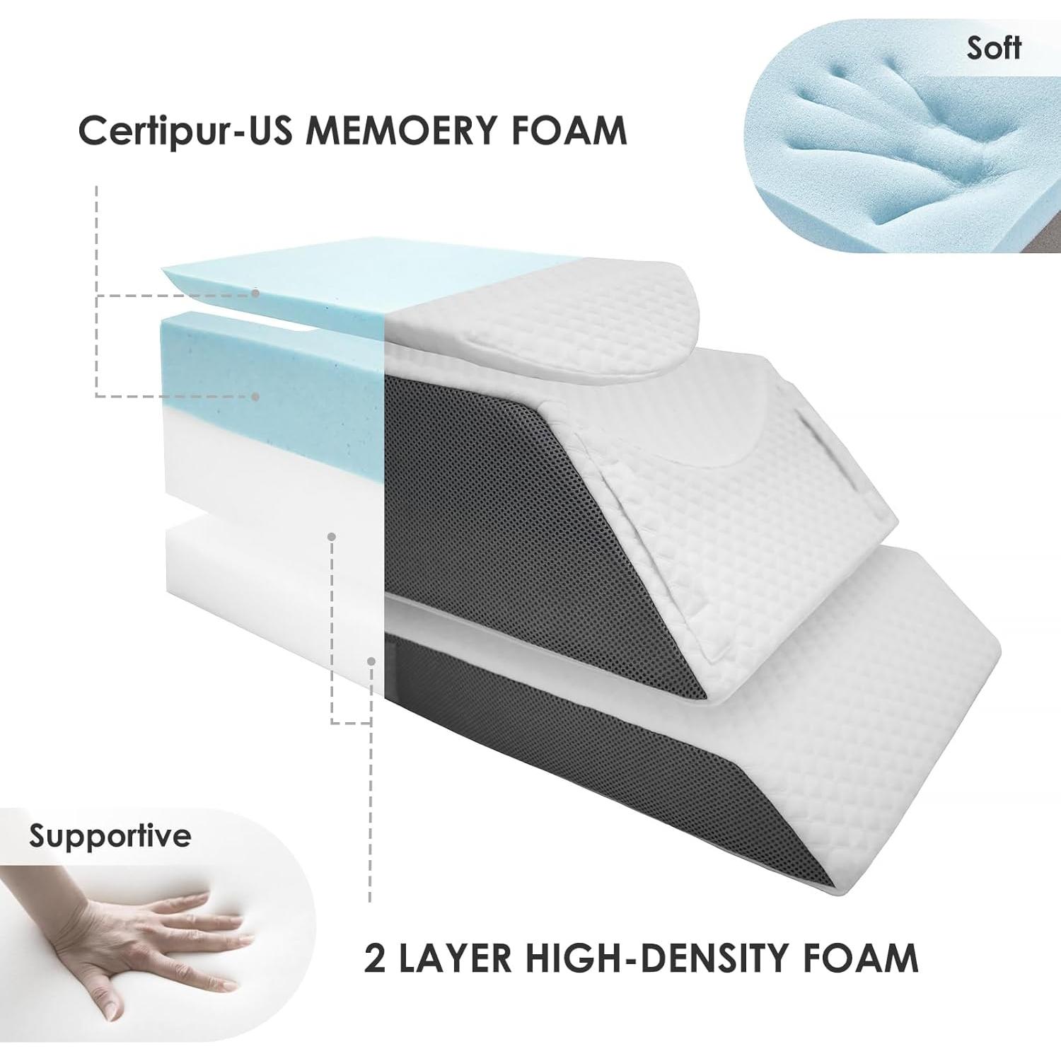 Cojín Elevador de Piernas Ajustable Kehangte 73.7x42.0 cm