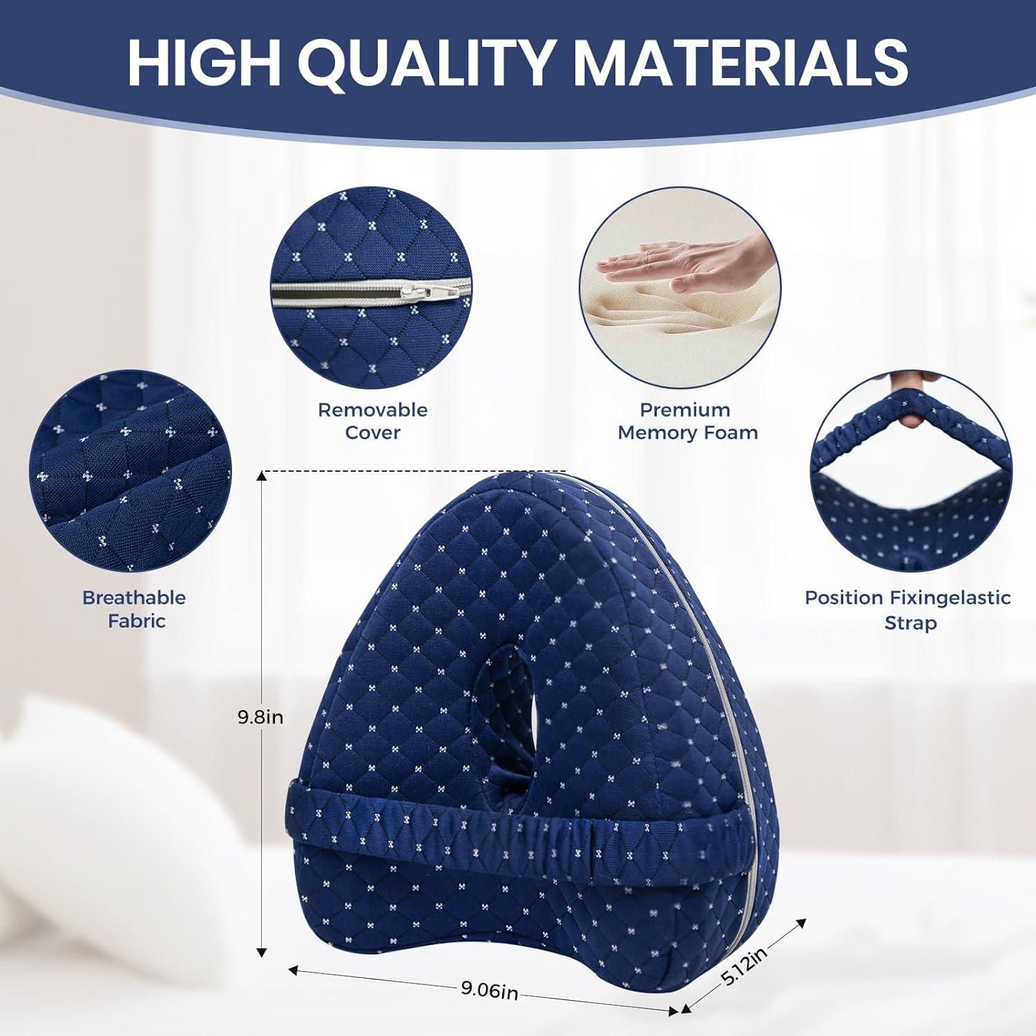 Almohada de Rodillas RQUXMT Espuma Viscoelástica Marino