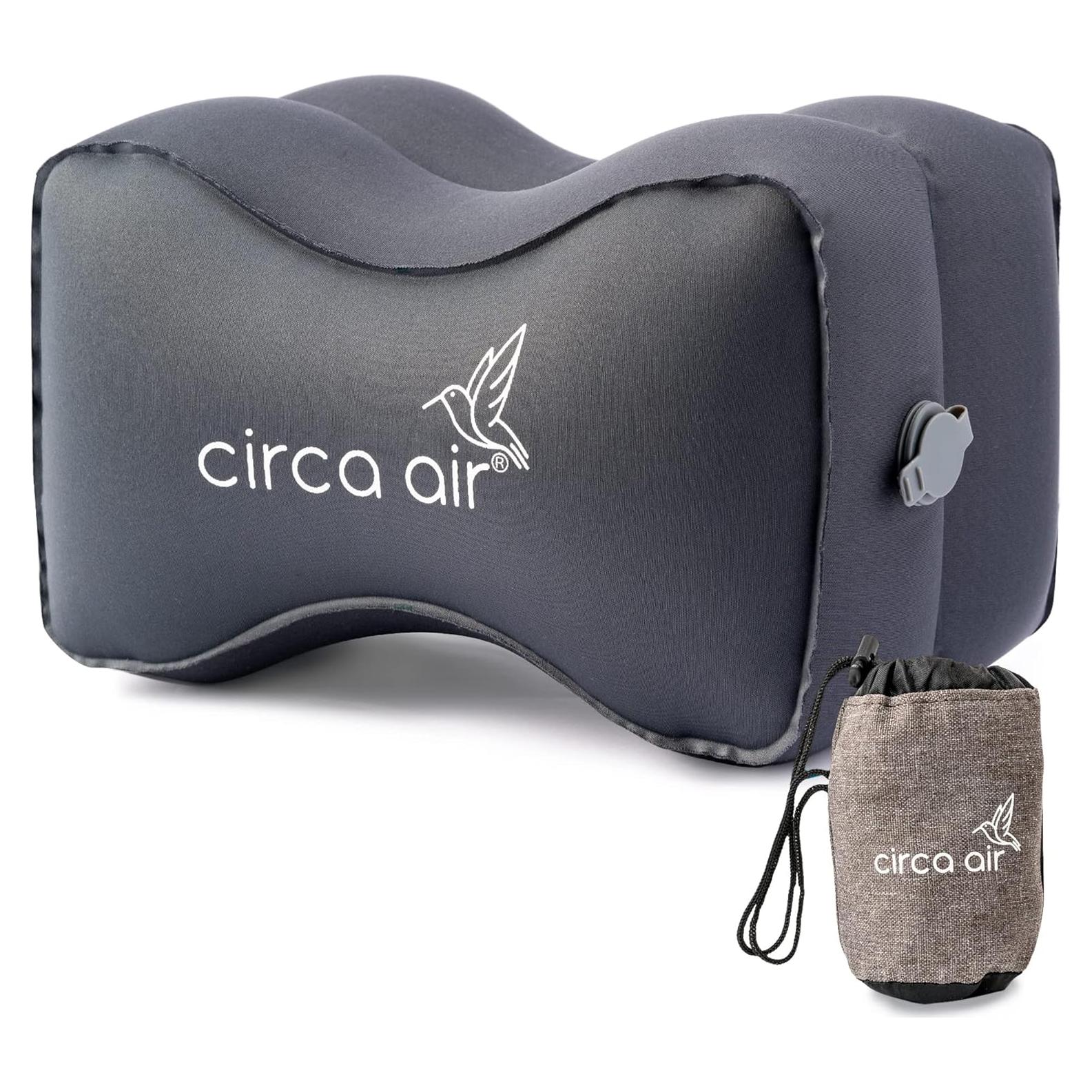 Almohada Inflable para la Rodilla Circa Air Gris - Viaje Ergonómica