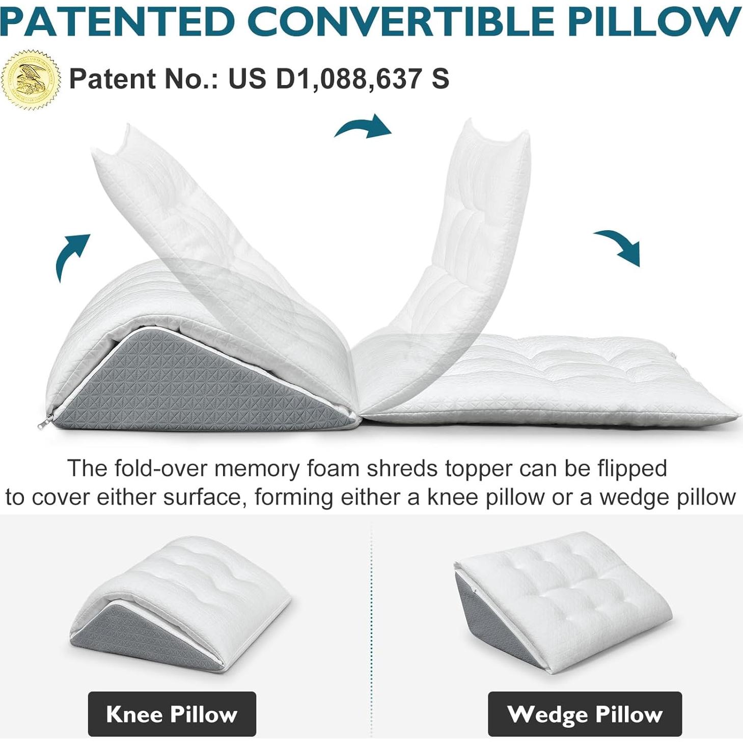 Cojín de Rodilla Shinnwa Convertible Espuma Viscoelástica 59.69x47.63cm