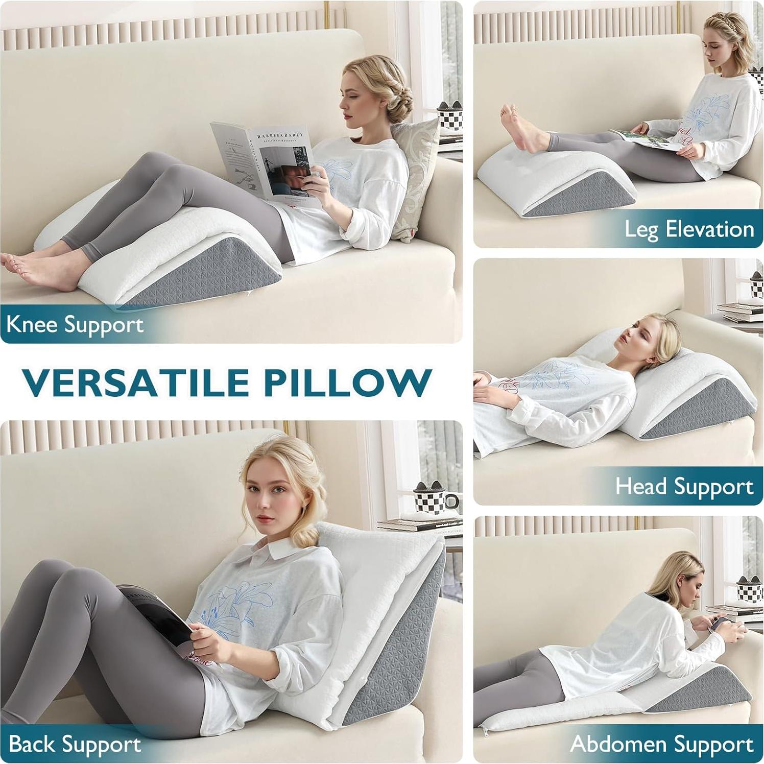 Cojín de Rodilla Shinnwa Convertible Espuma Viscoelástica 59.69x47.63cm